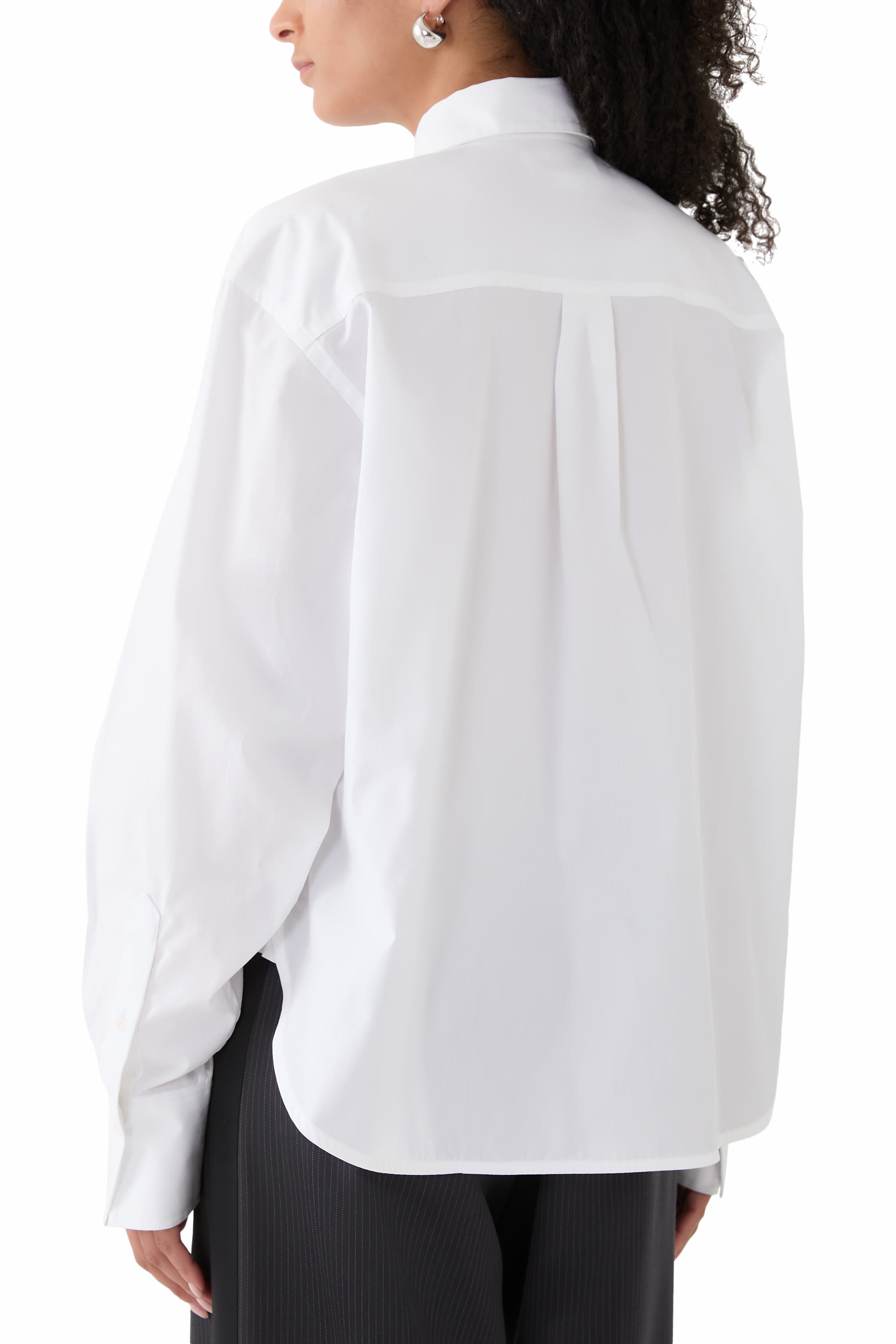 Cropped Long Sleeve Shirt