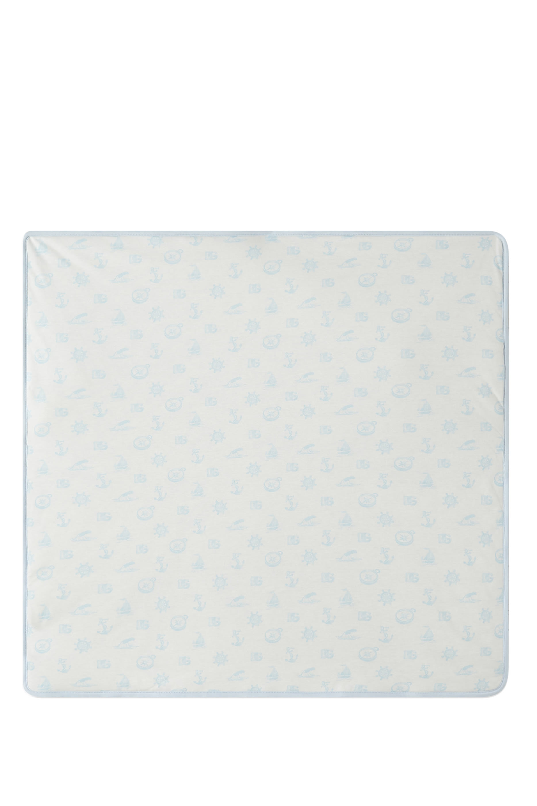 Kids Jersey Blanket with DG Logo and Sail Boat Design