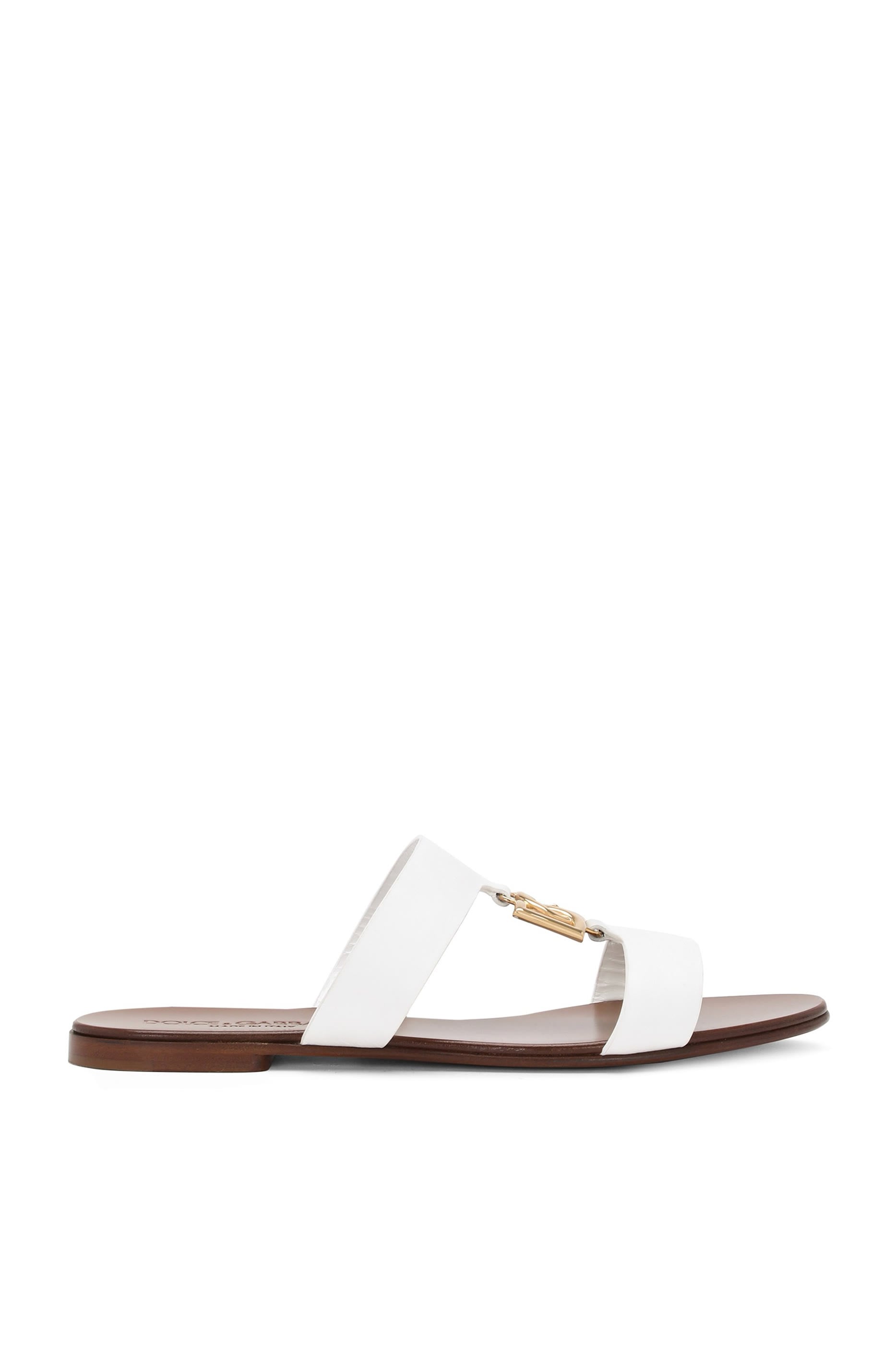 Calfskin Sliders with DG Logo