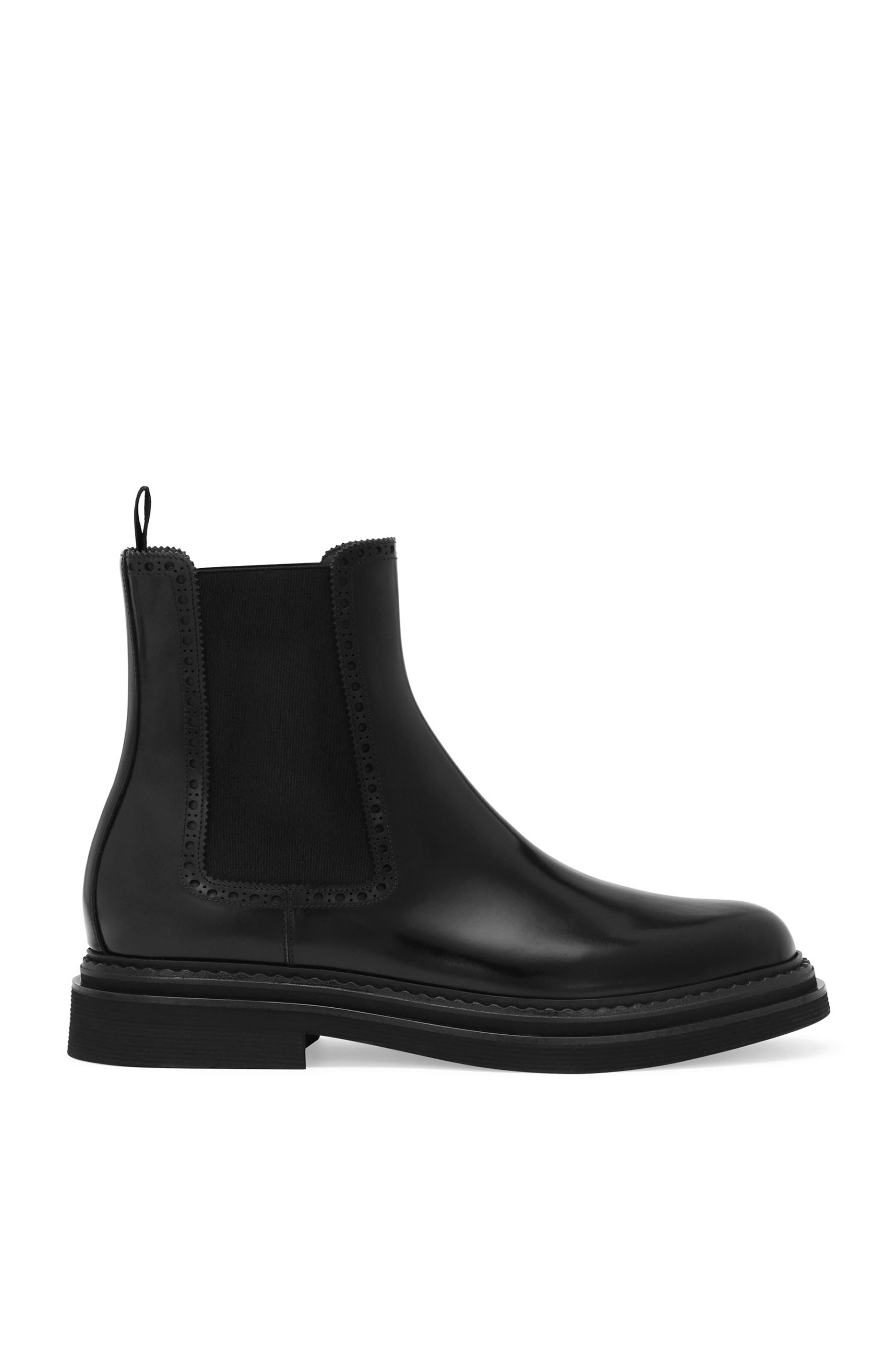 Brushed Calfskin Ankle Boots