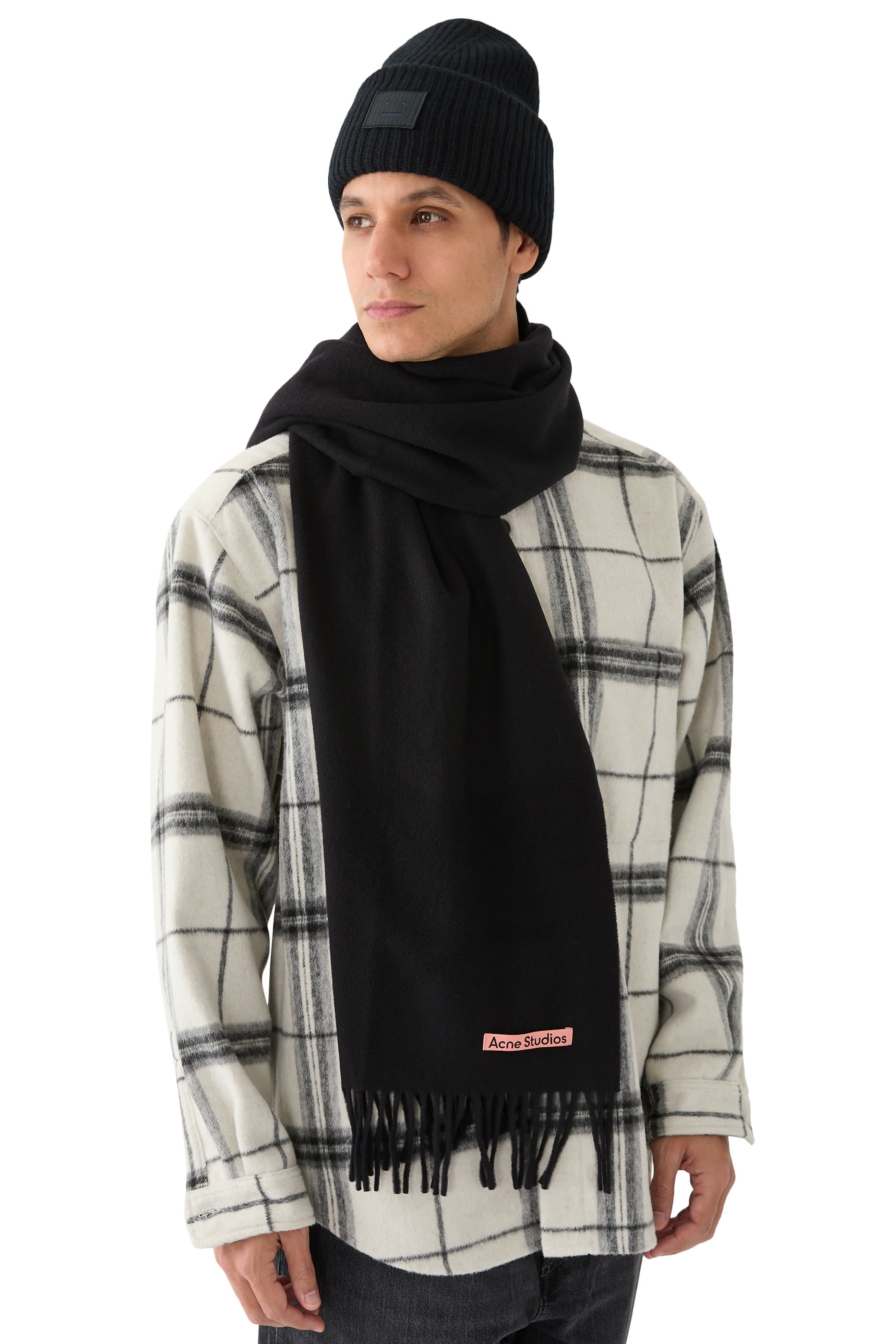 Fringe Wool Scarf