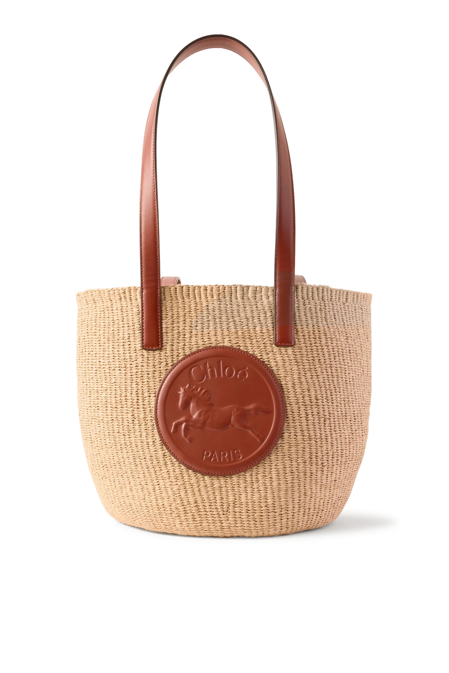 Large Horse Medal Basket Bag