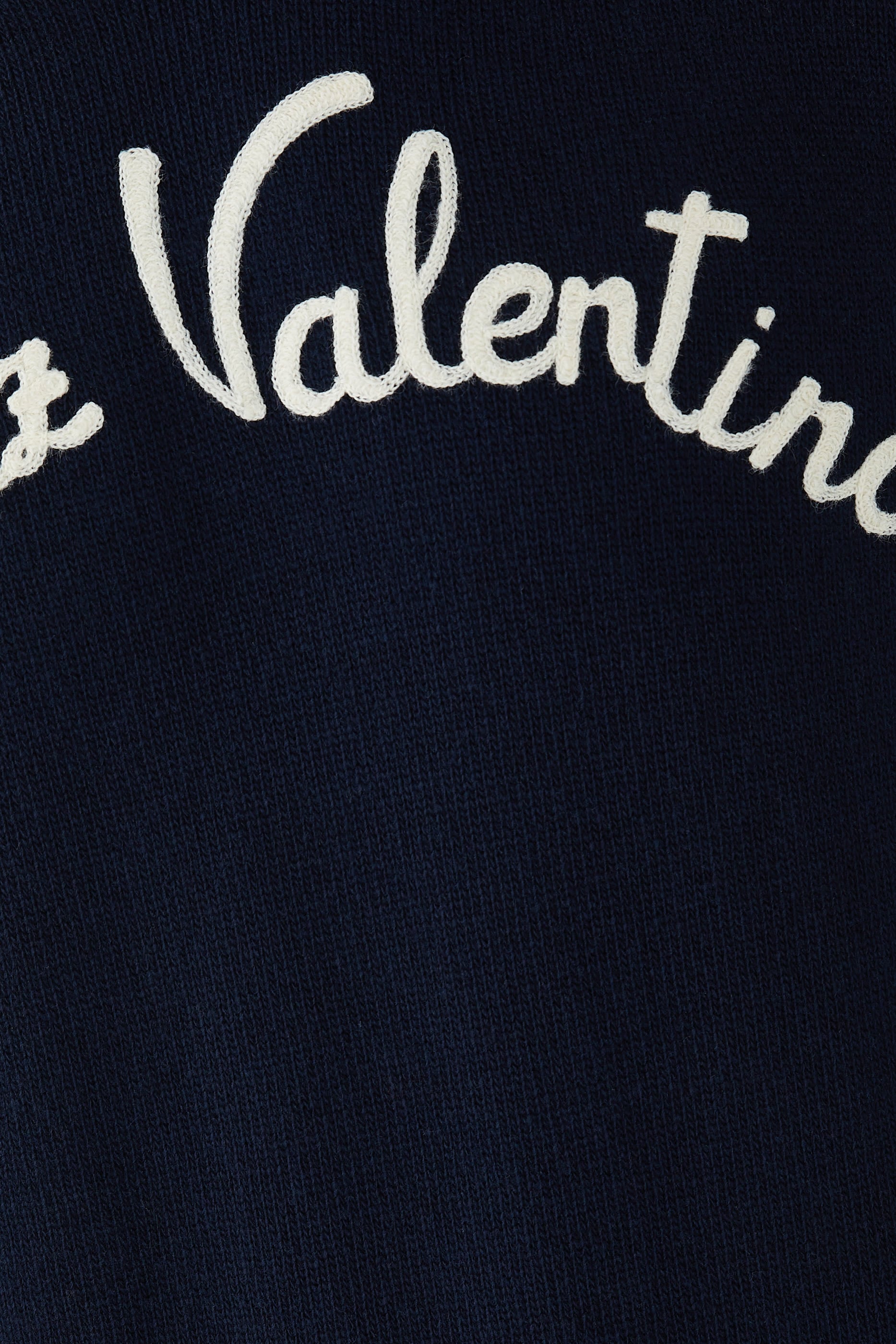 Chez Valentino Wool Crewneck Sweater