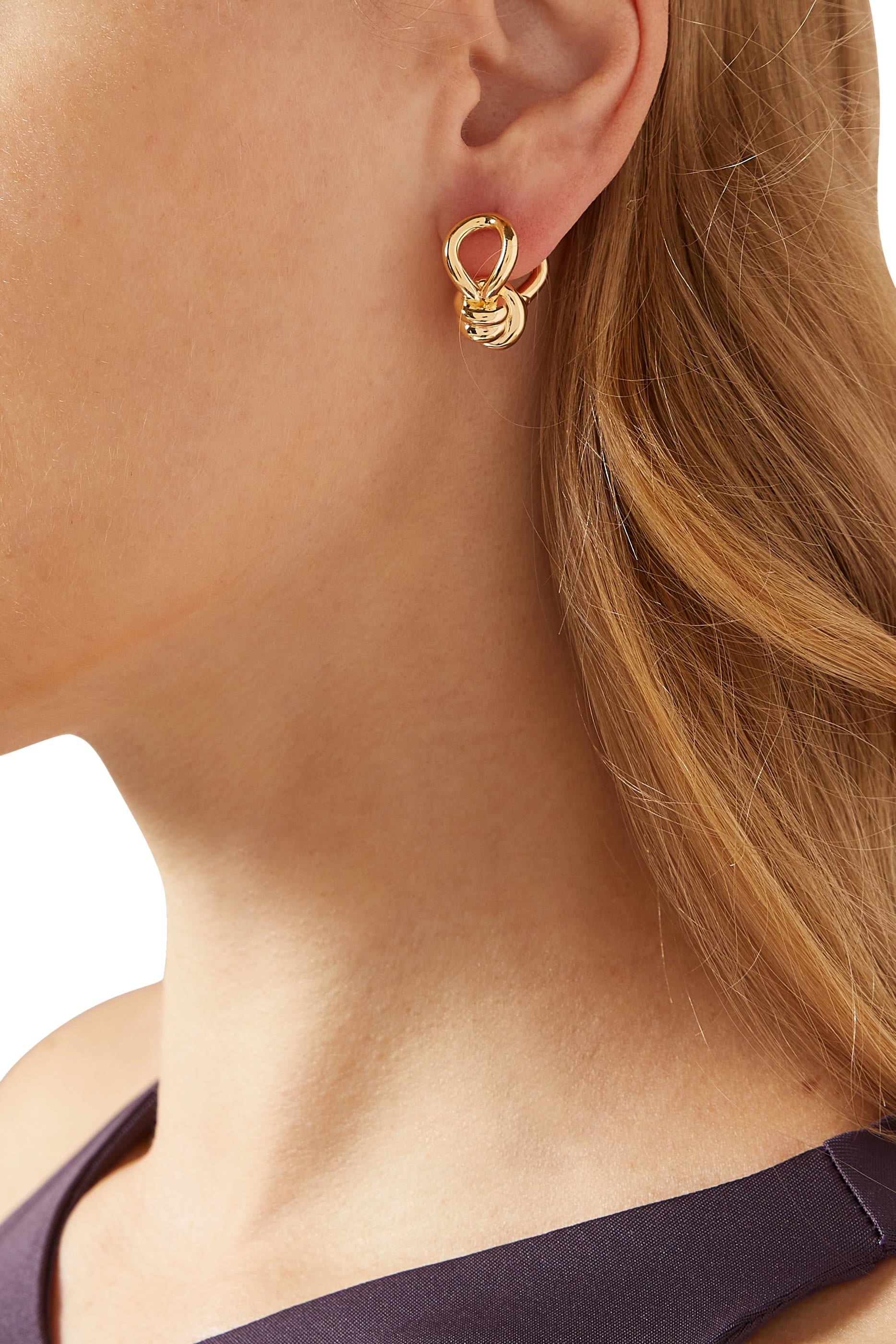 Knot Hoop Earrings 