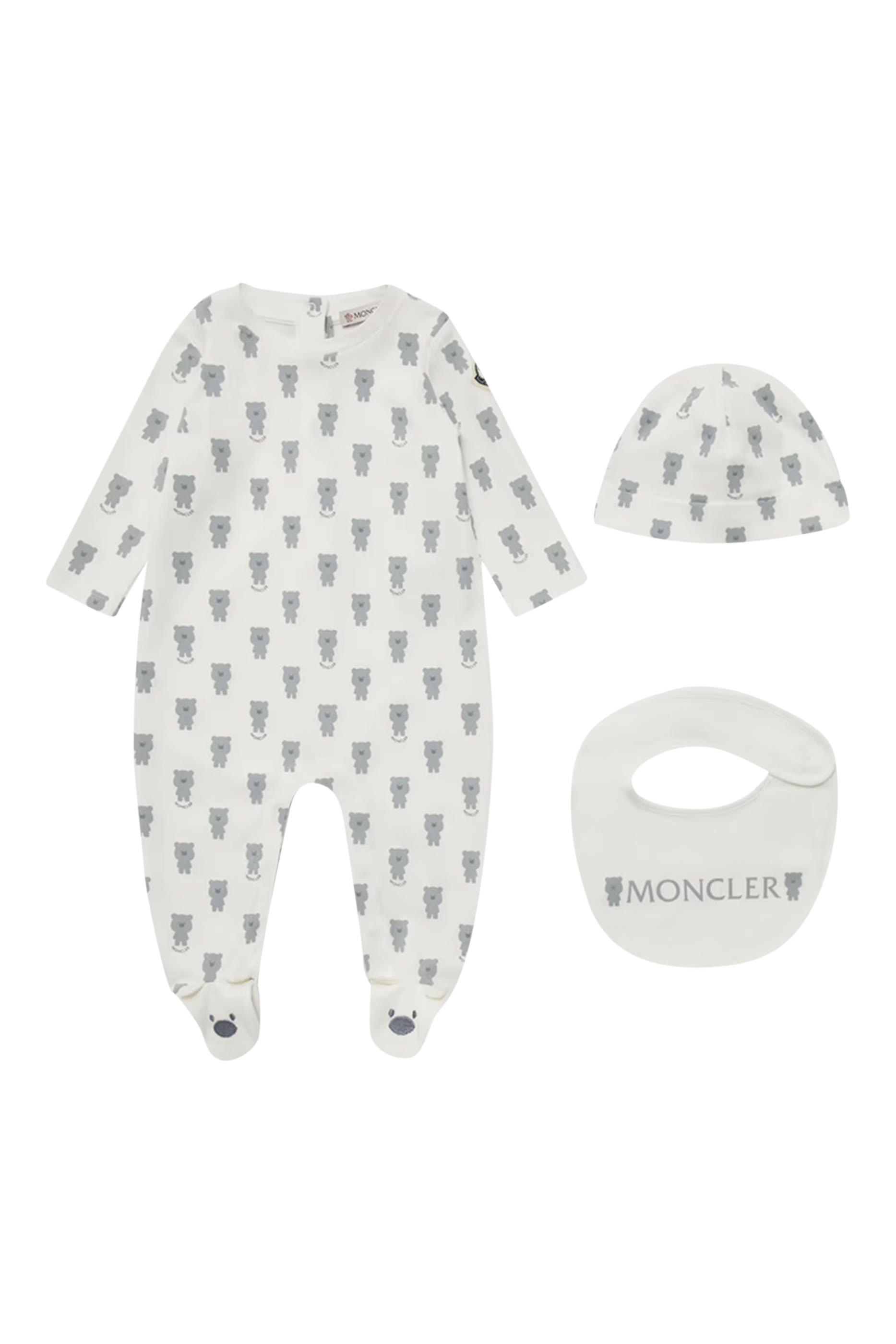 Kids Teddy Bear Print 3-Piece Set 