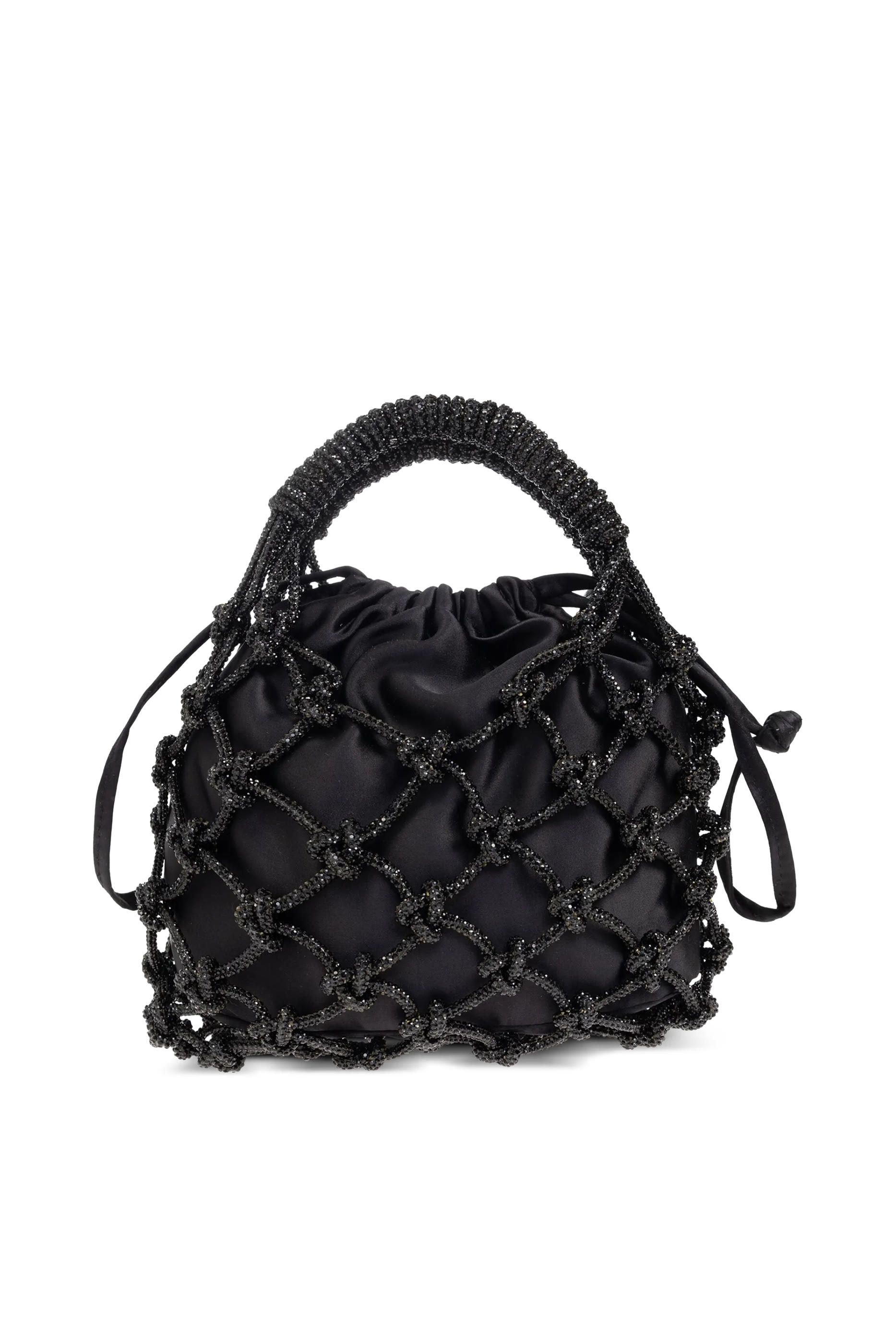 Small Macrame Crystal Bag