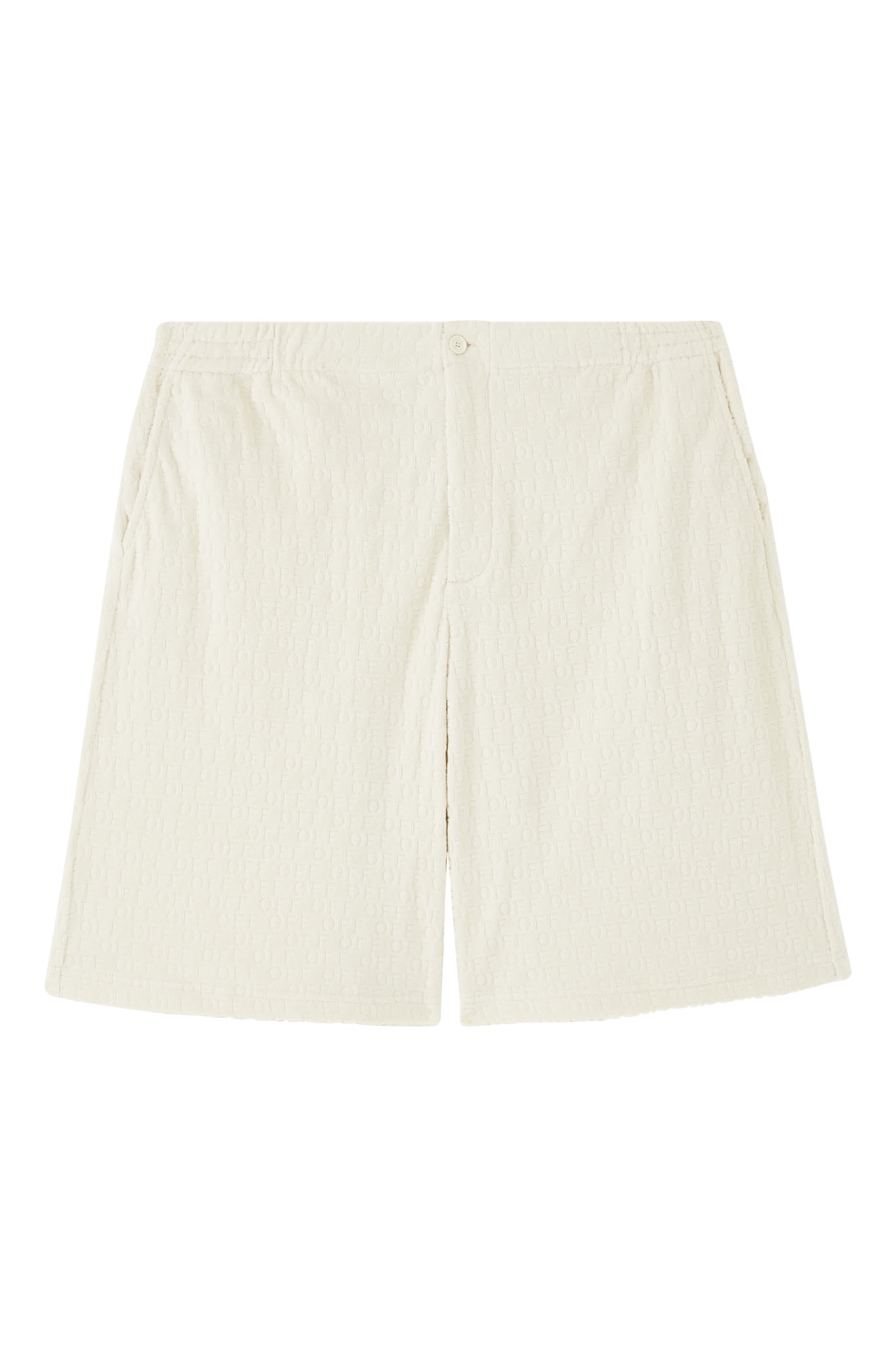  Off-White Terry Bowling Shorts