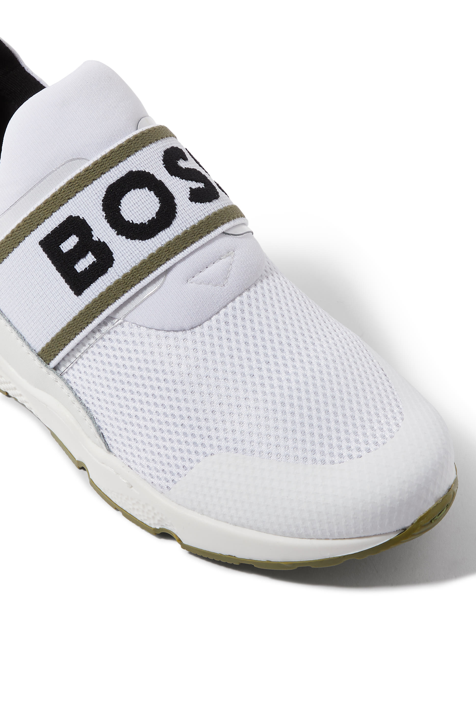 Kids' Trainers in Leather and Mesh