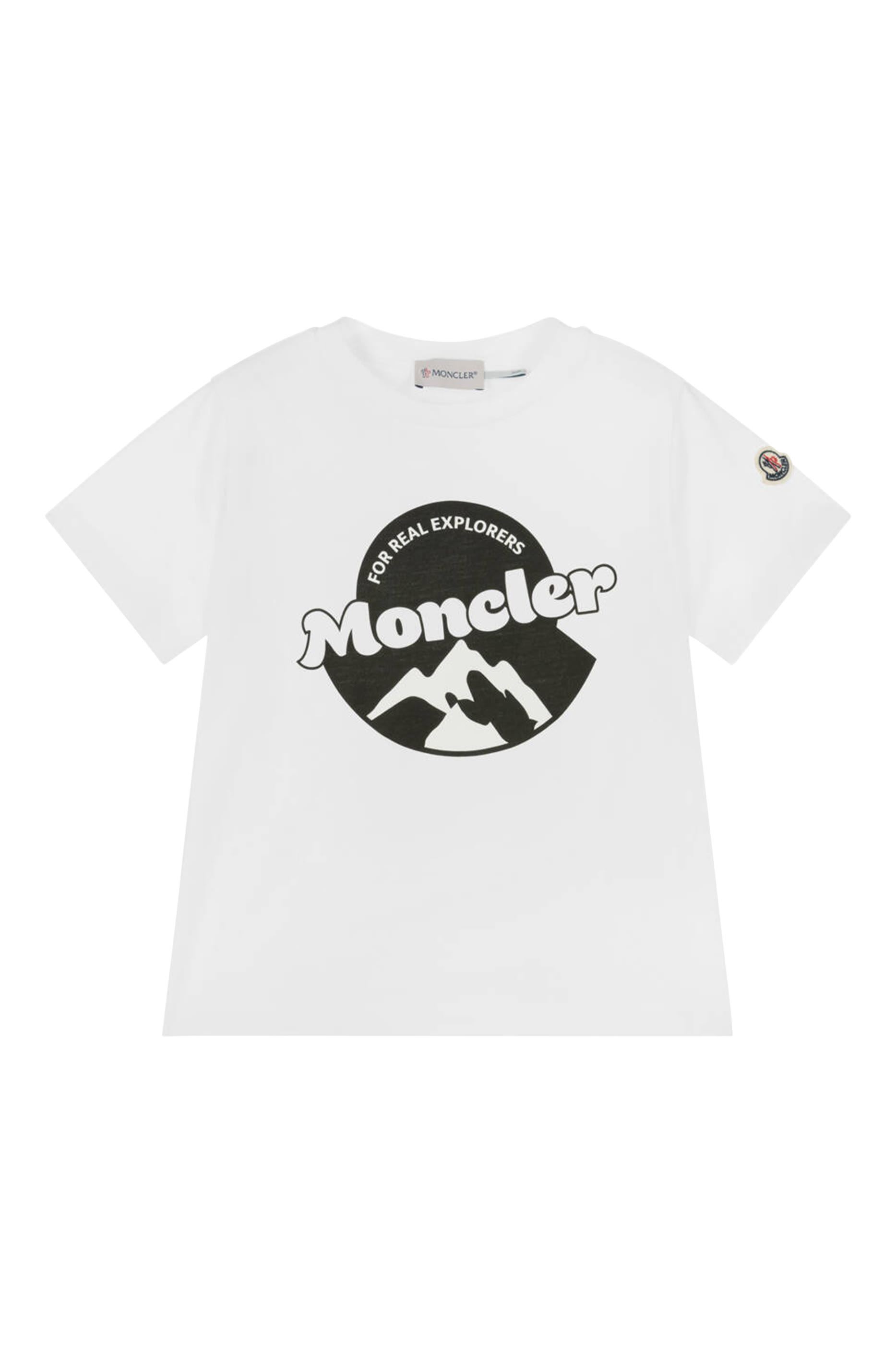 Kids Logo Motif Cotton T-Shirt