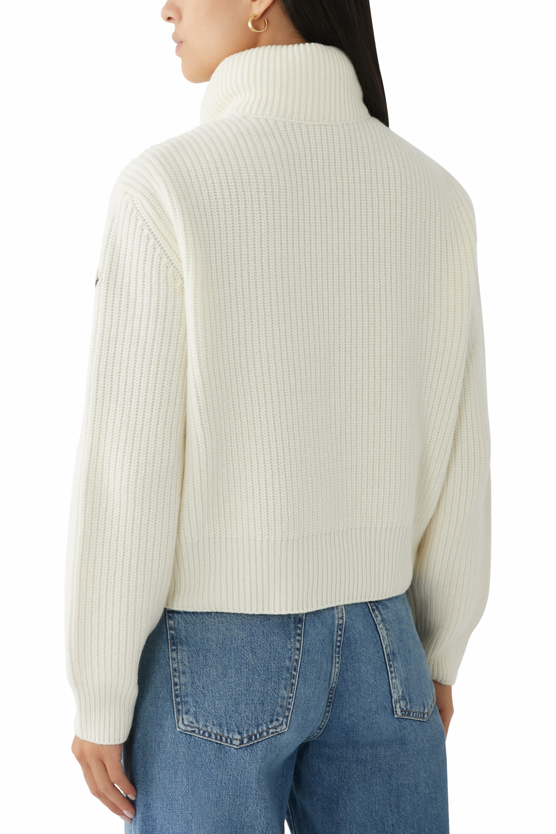 Wool Zip-Up Cardigan