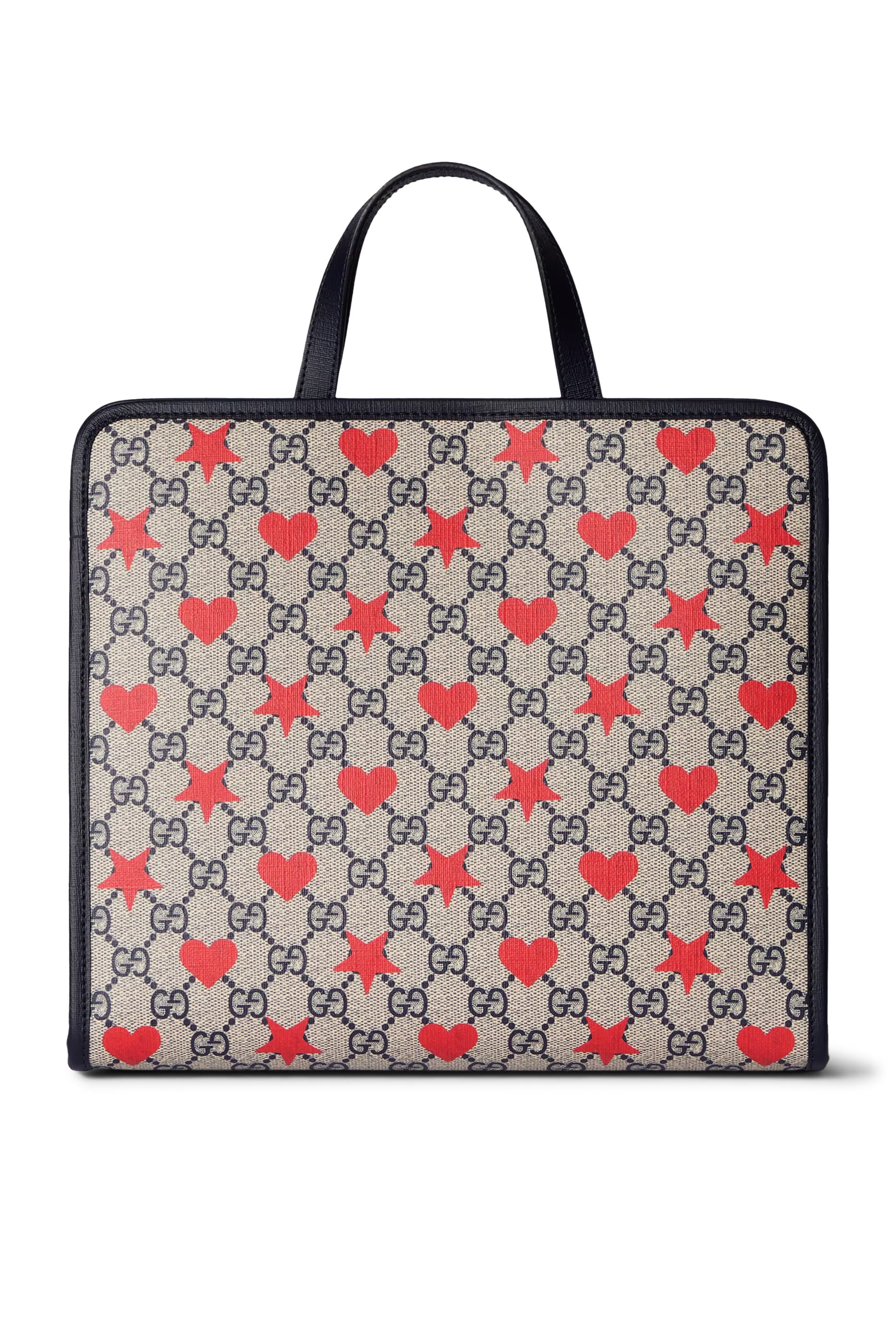 Kid's Printed GG Tote Bag