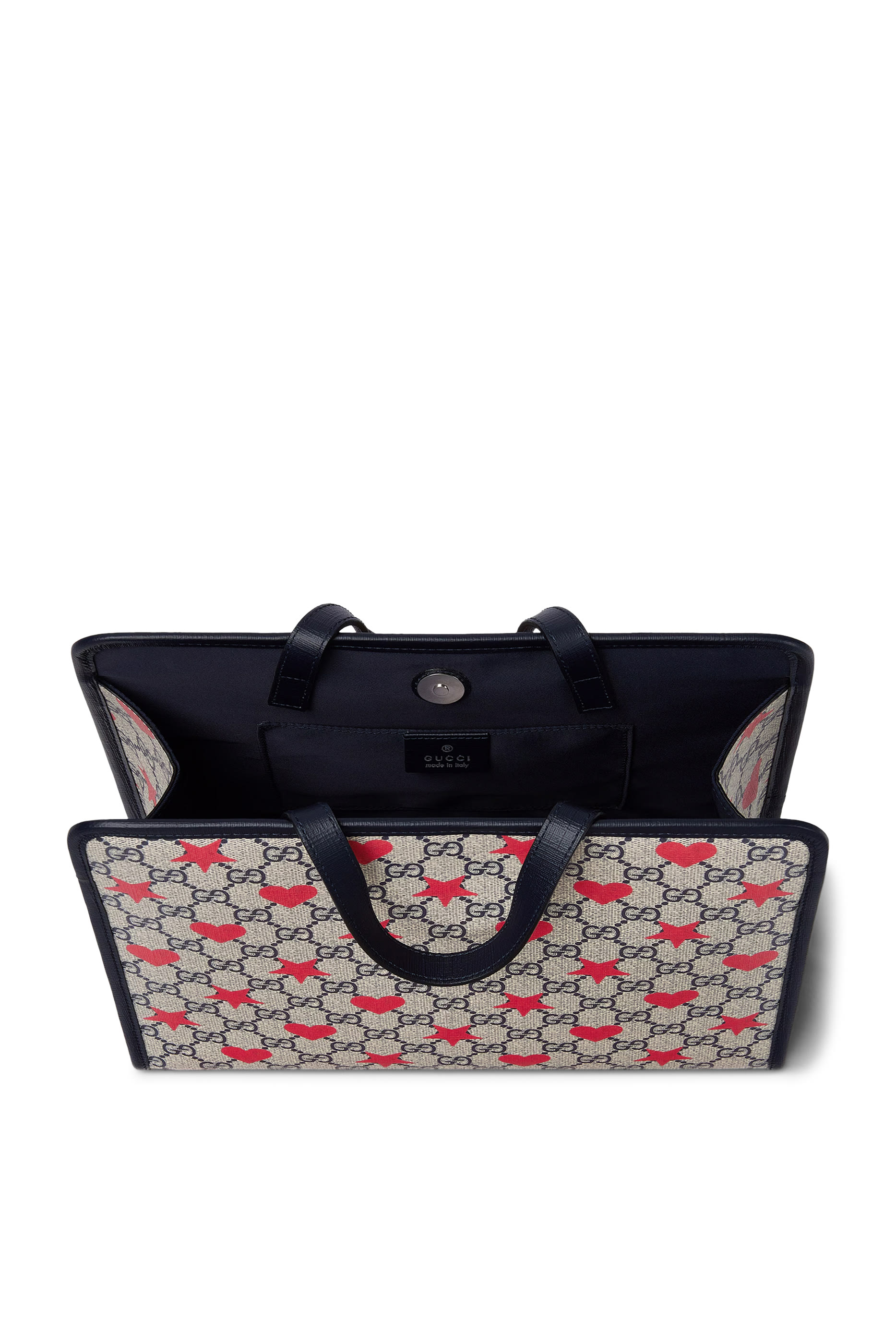 Kid's Printed GG Tote Bag