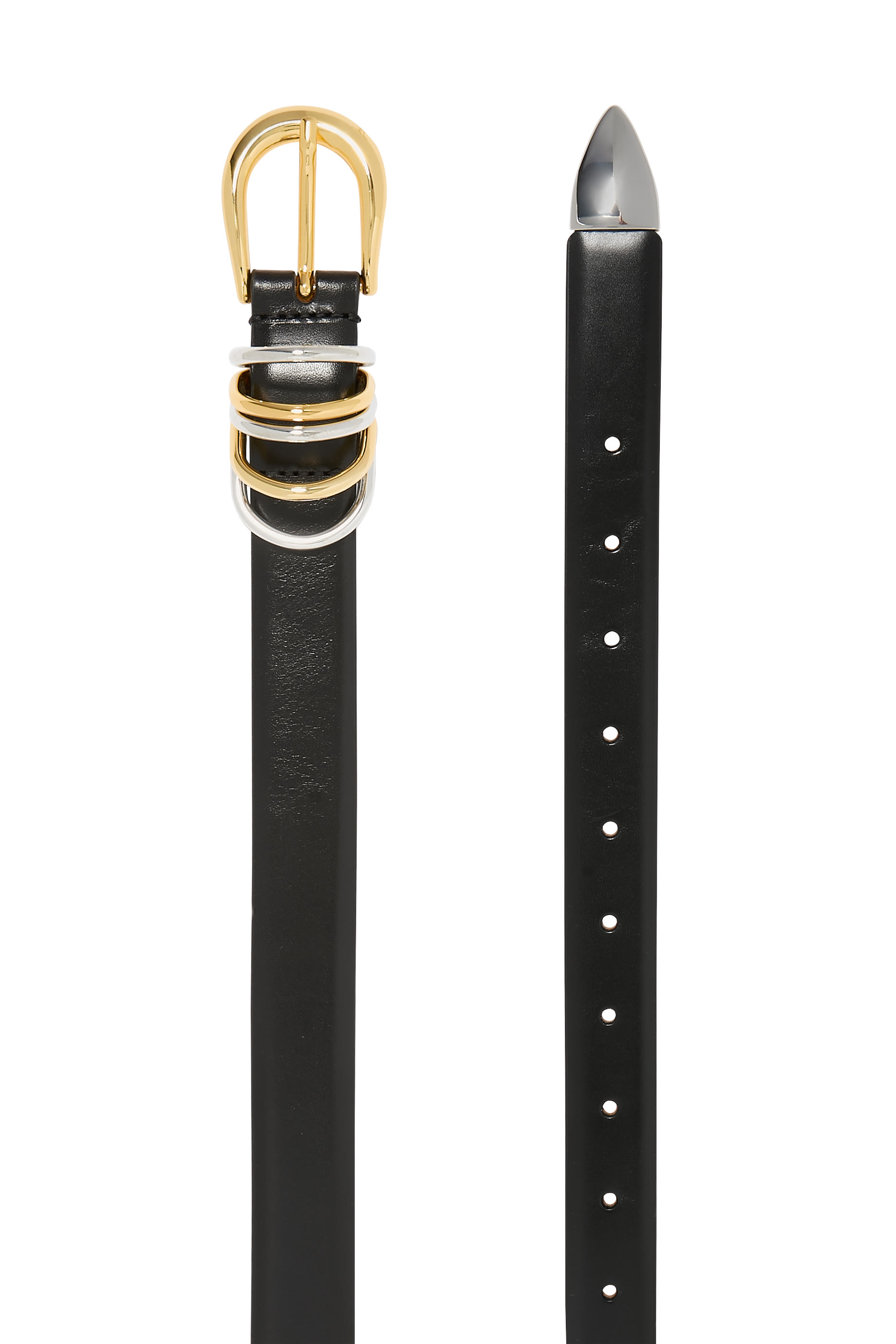 Hollyhock Mixed Metal Belt 