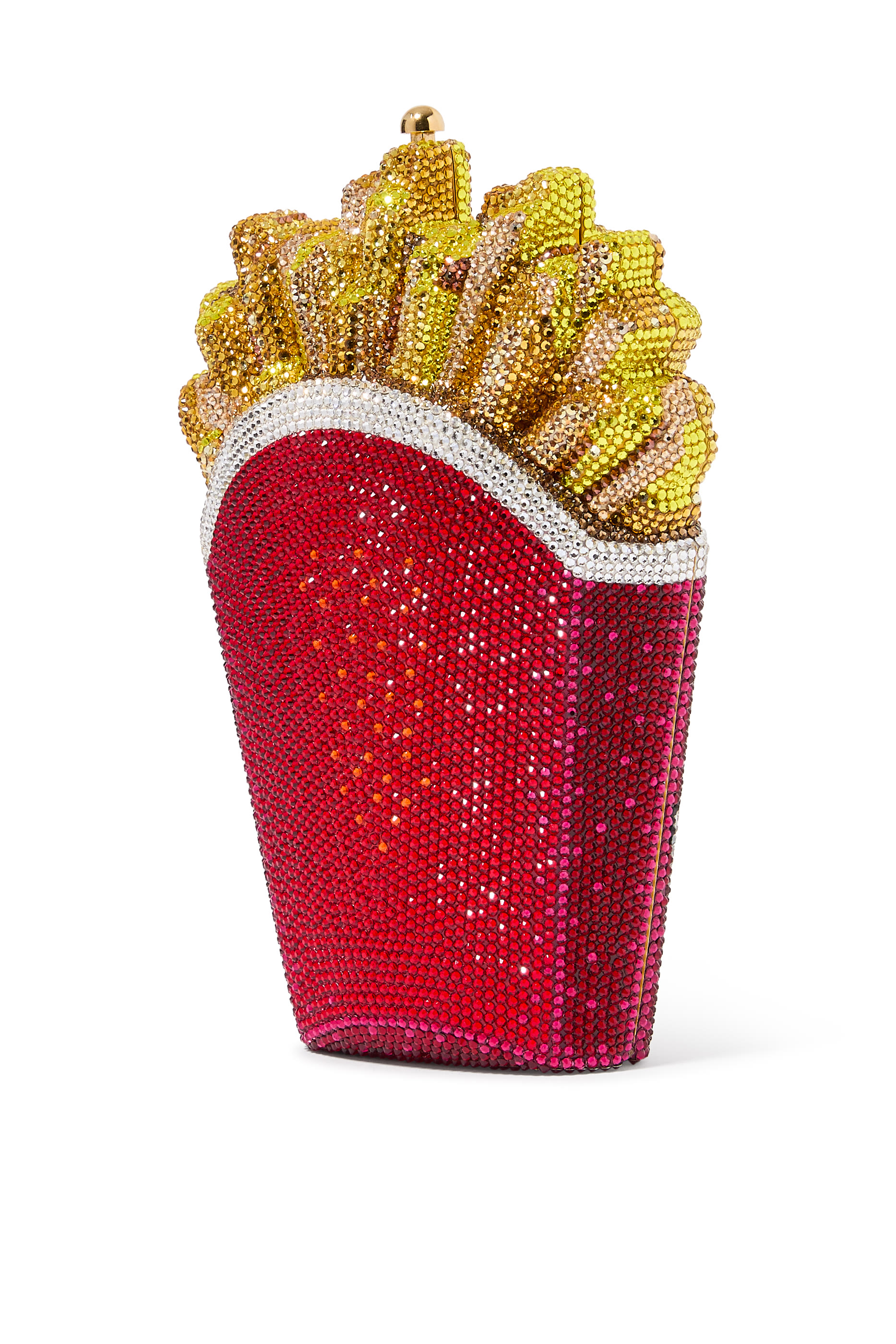 French Fries Fresh and Hot Crystal Clutch Bag