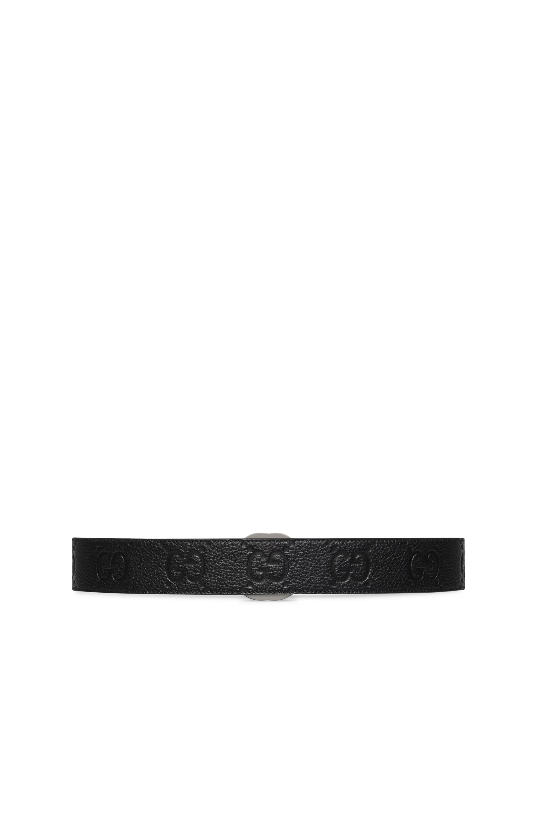 Wide Belt with Interlocking G Buckle