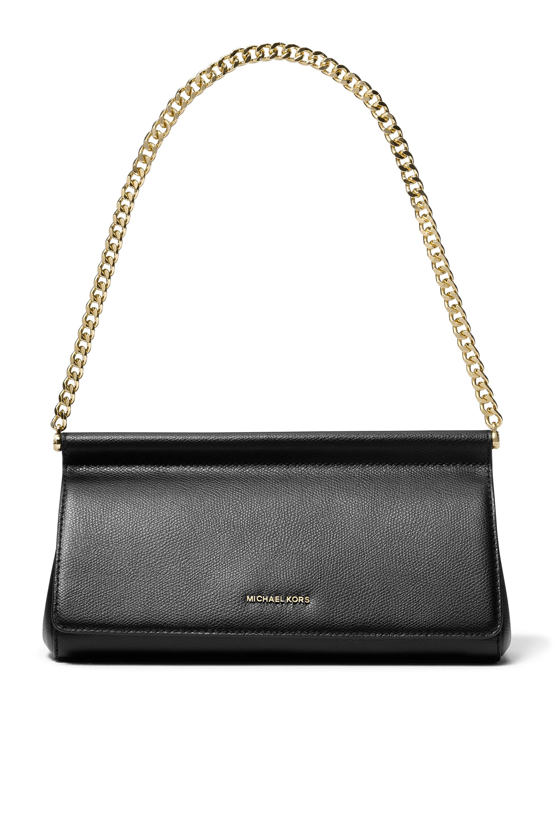 Carmine Medium Pebbled Leather Pochette