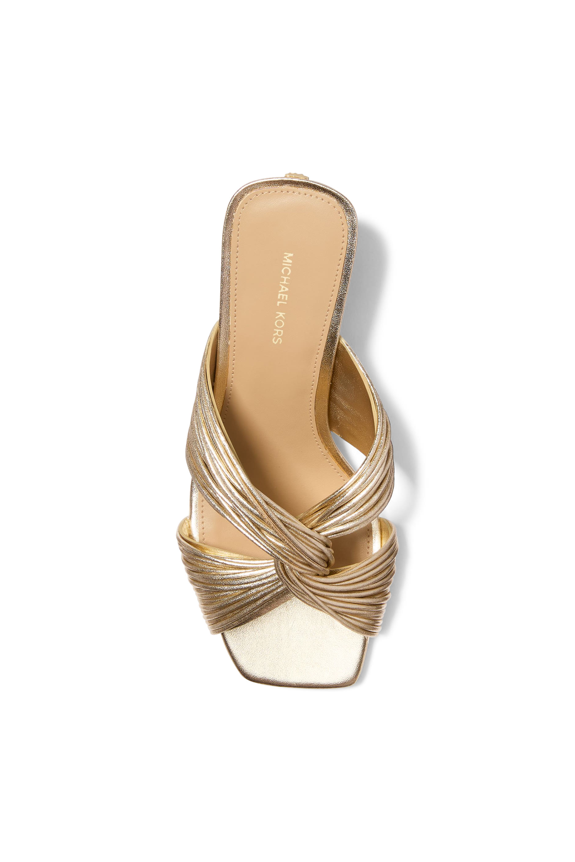 Alessia 76 Metallic Mule Sandals