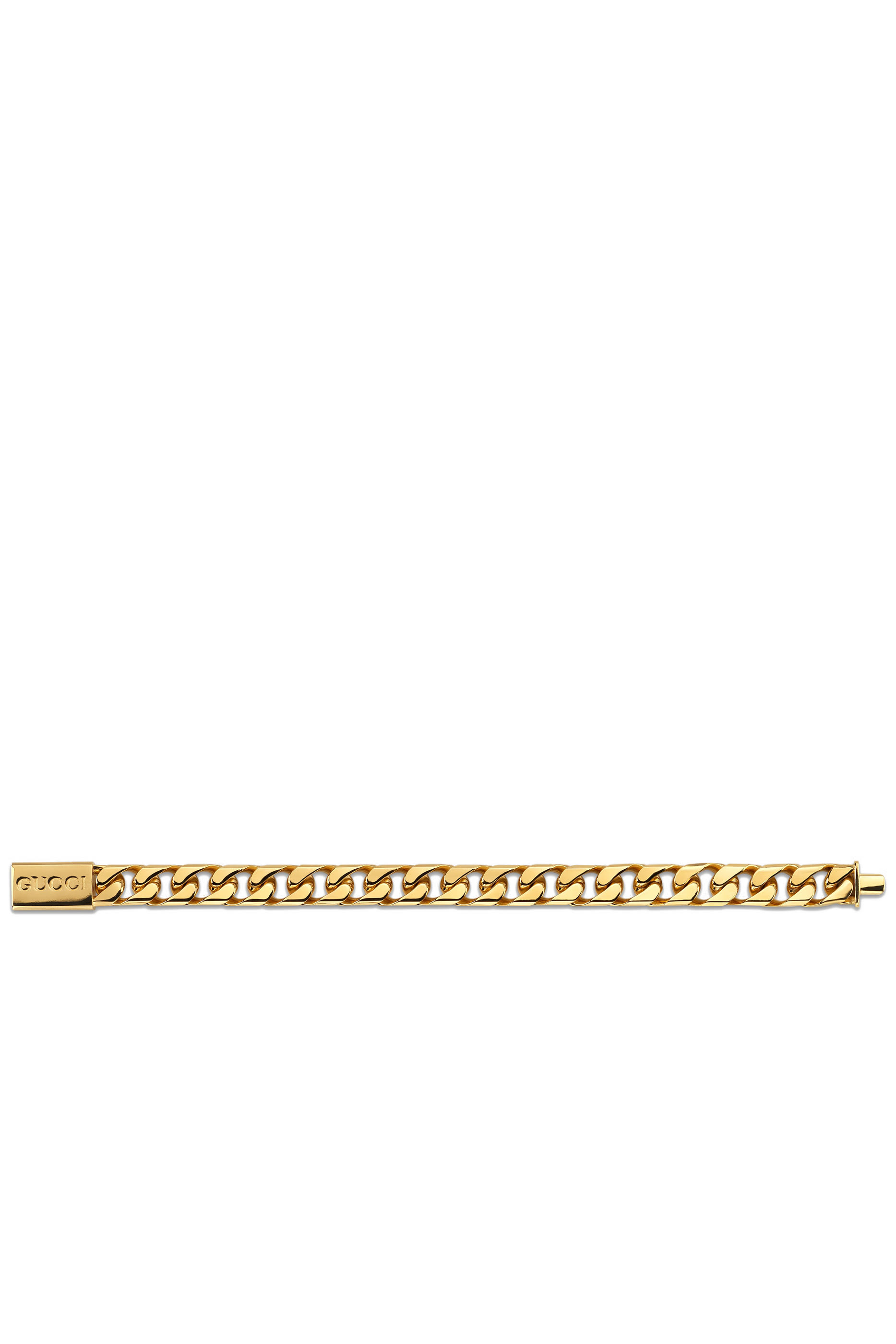 Logo Script Tag Chain Bracelet