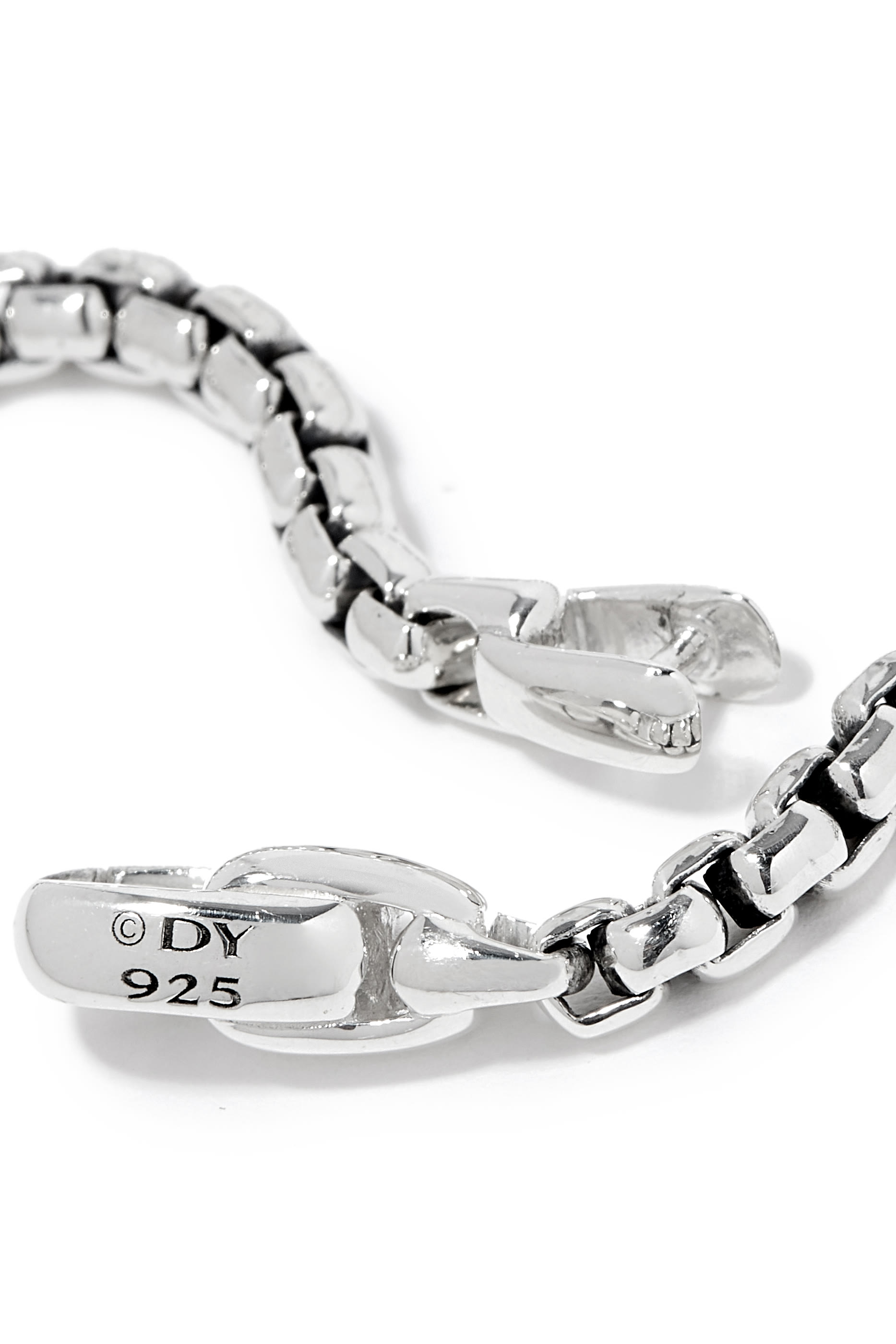 Box Chain Bracelet, Sterling Silver