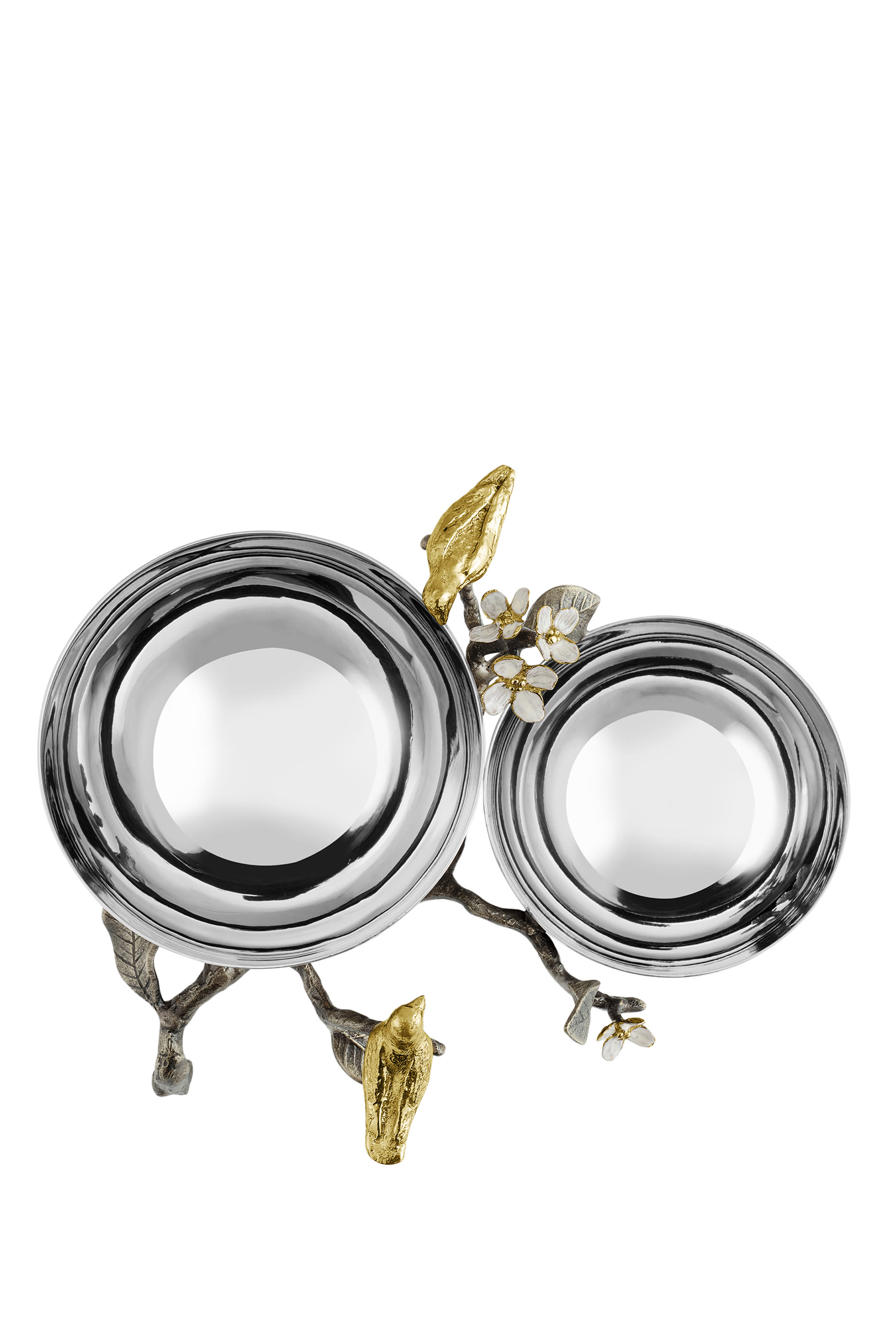Lovebirds Double Dish 