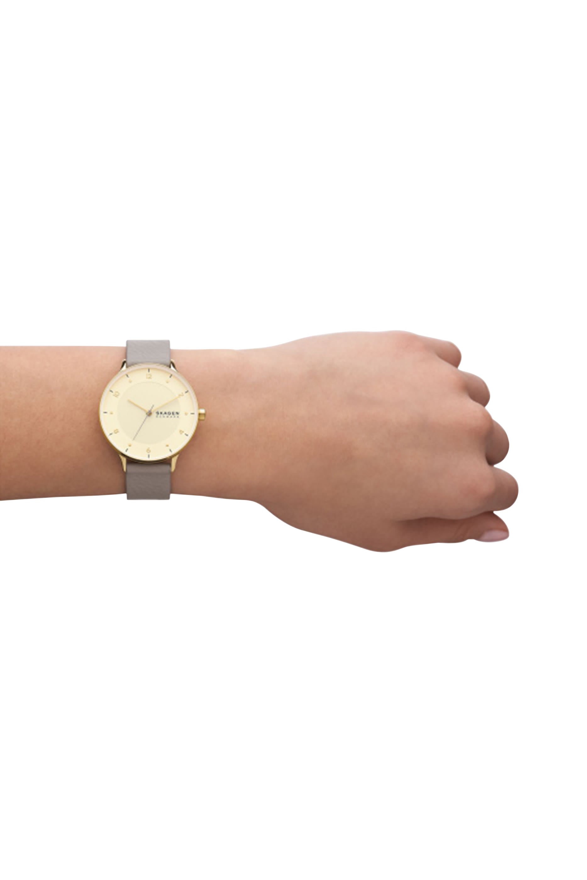 Riis Three-Hand Watch, Leather
