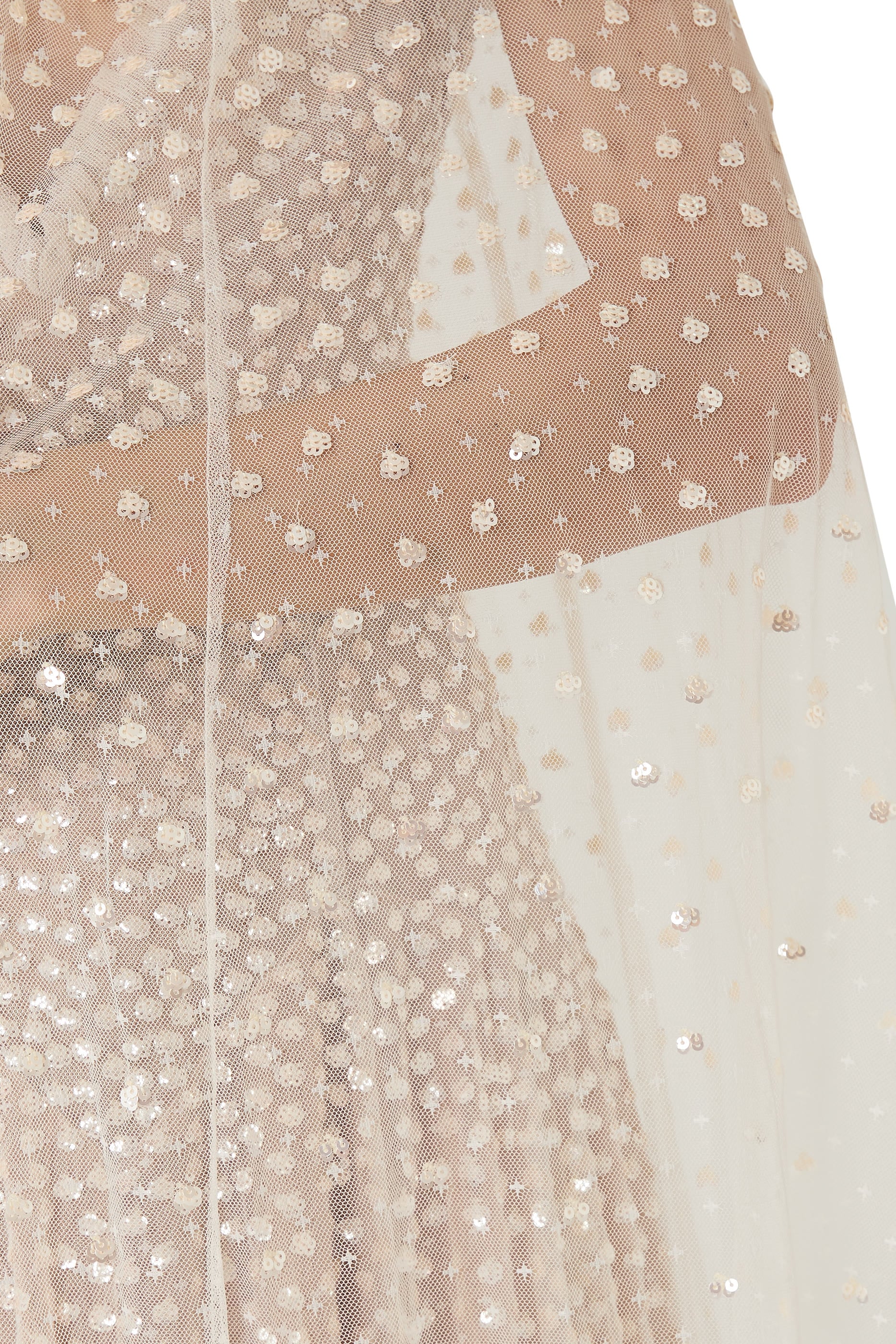 Sequin Cascade Midaxi Open Cape