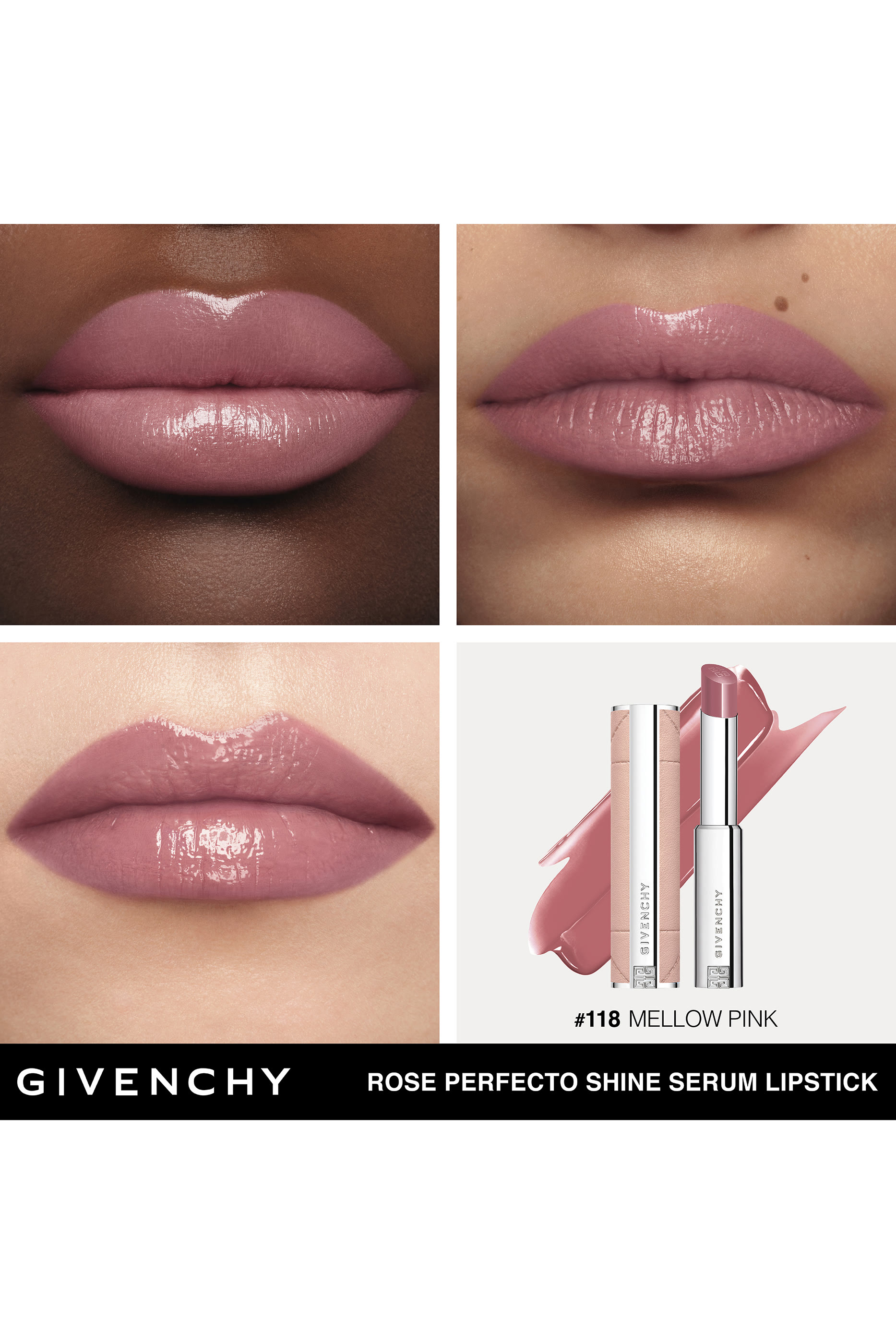 Rose Perfecto Shine Serum Lipstick