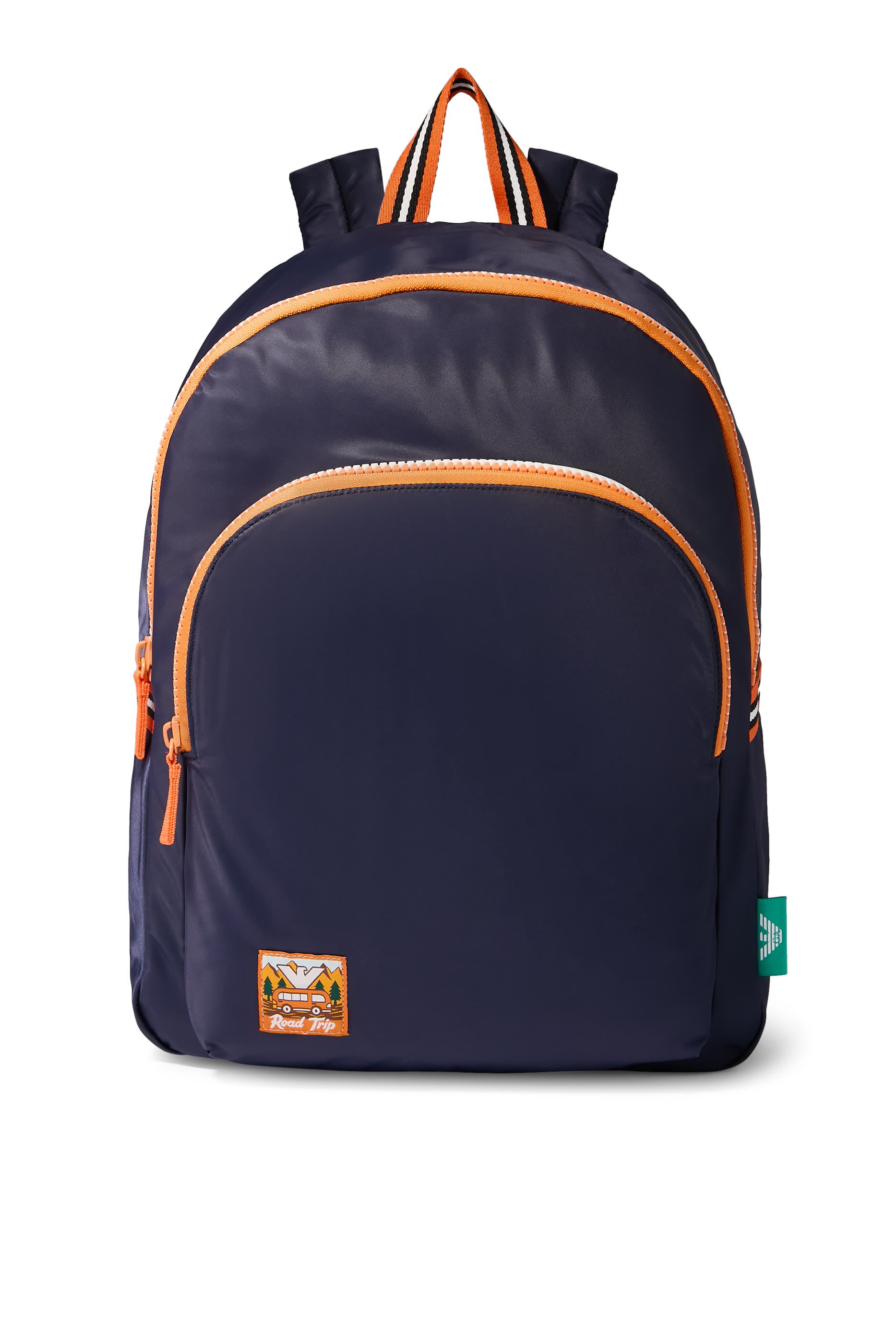 Kids Zip Contrast Color Backpack
