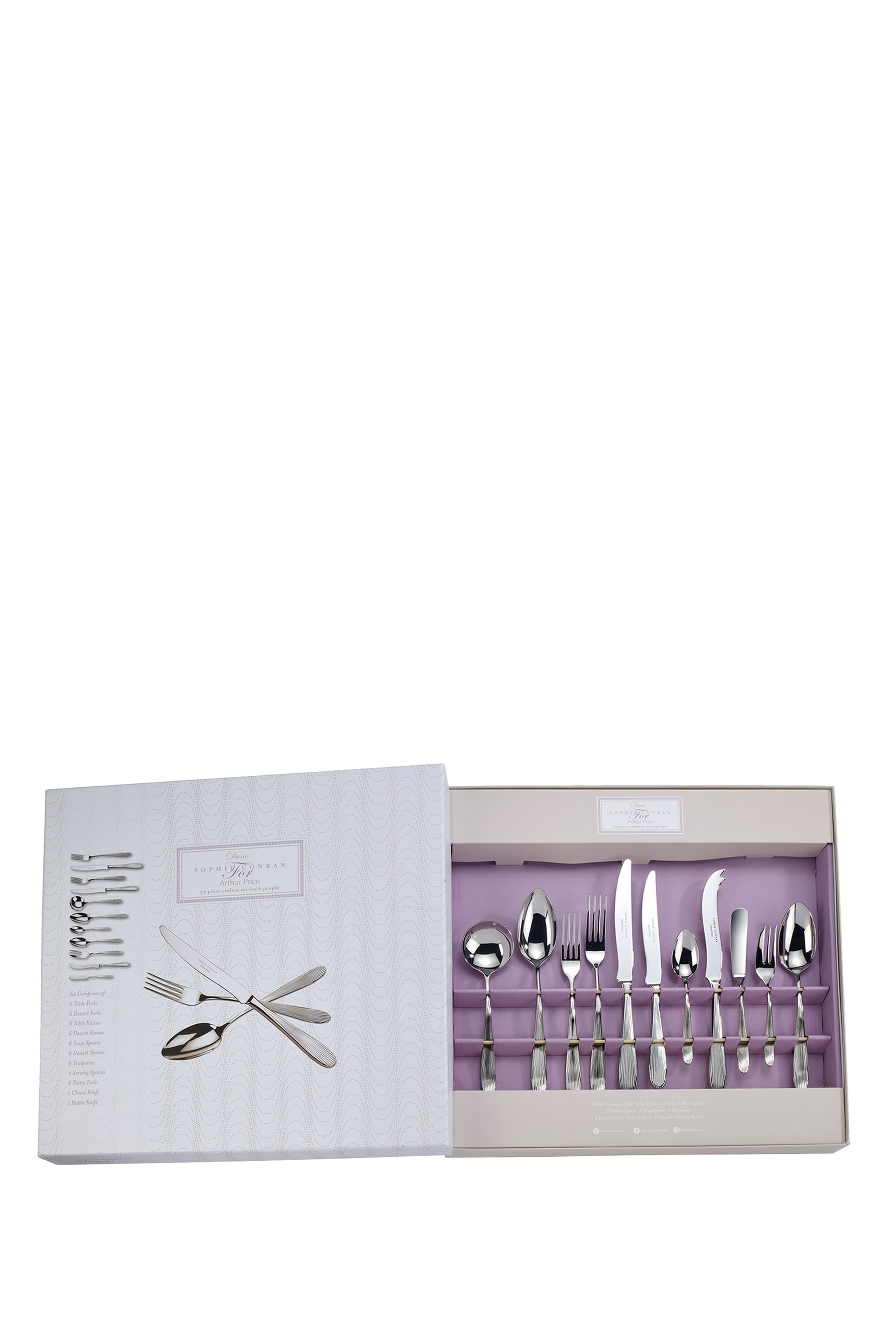 Sophie Conran Dune Cutlery, Set of 52