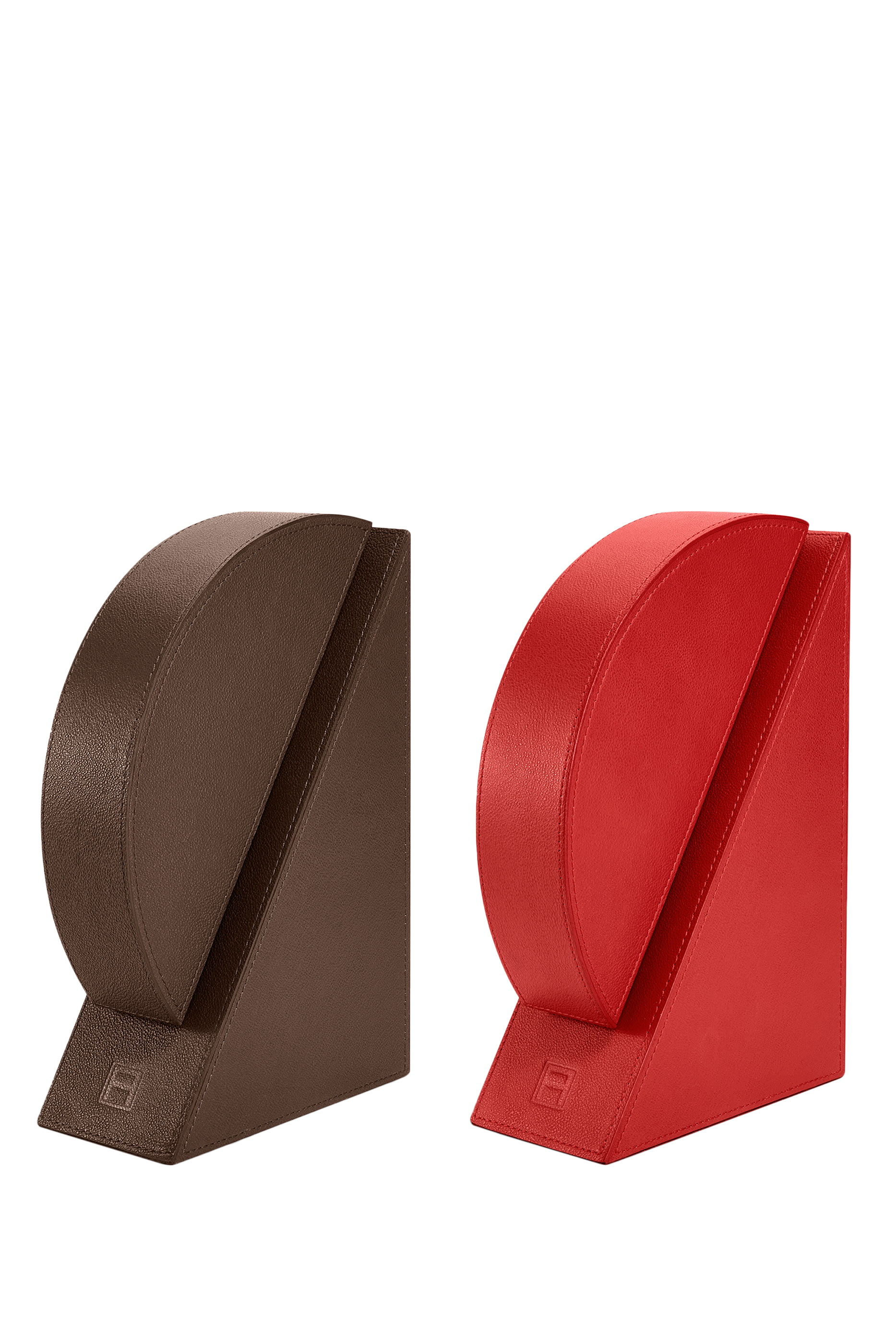 Cubist Bookend Brown – Right
