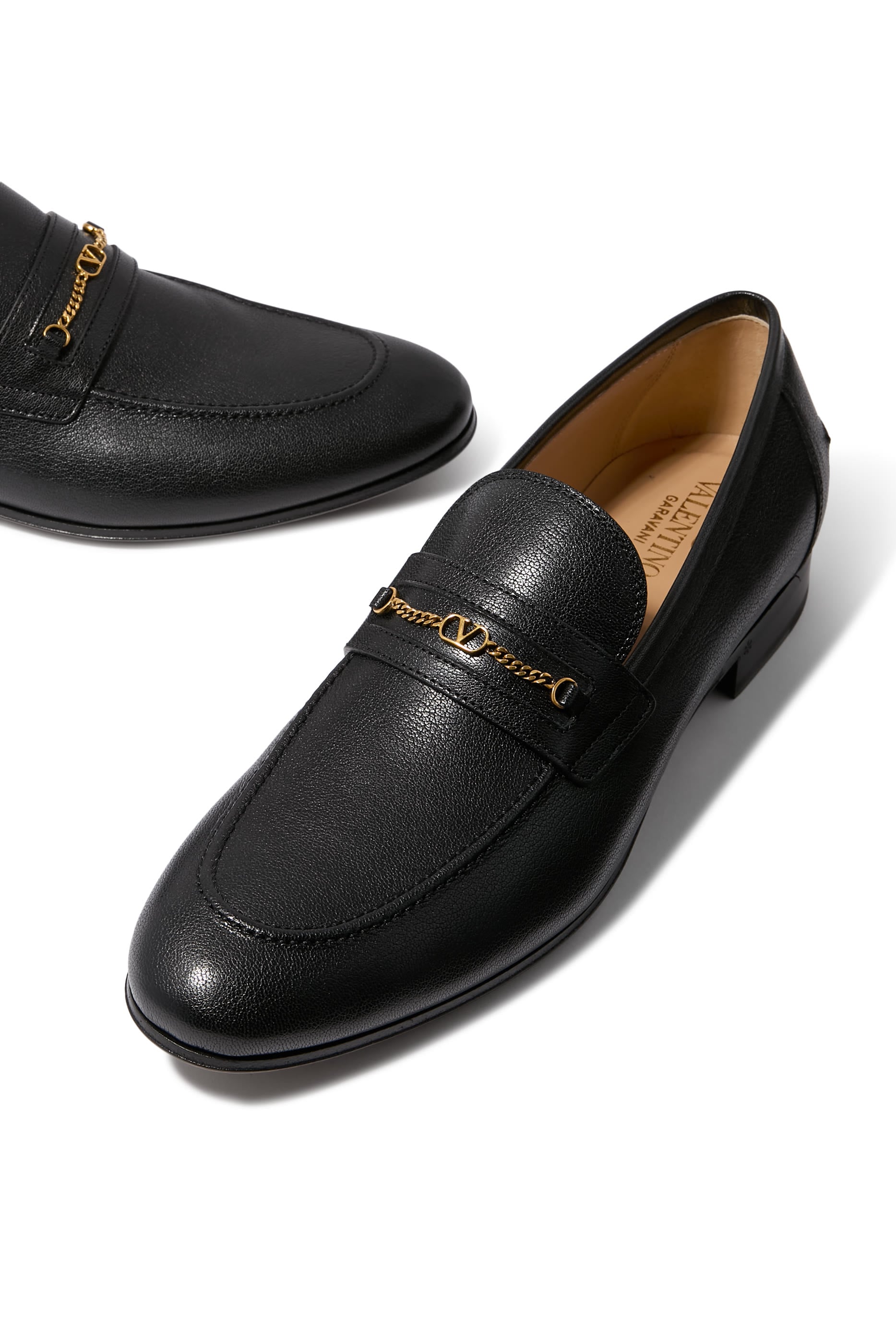  VLogo Signature Kidskin Loafers 