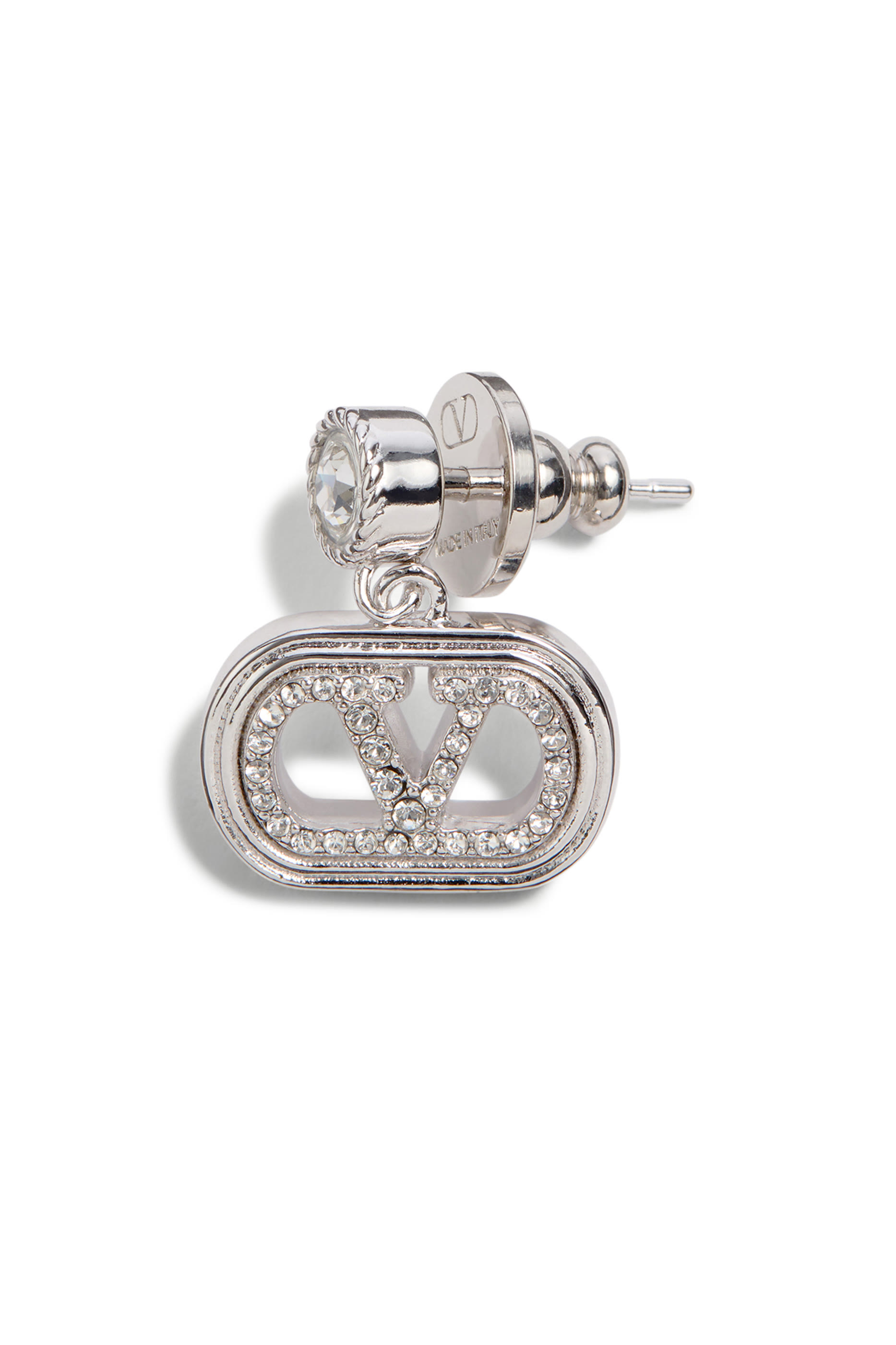 Ovalette Earrings, Metal & Swarovski® Crystals