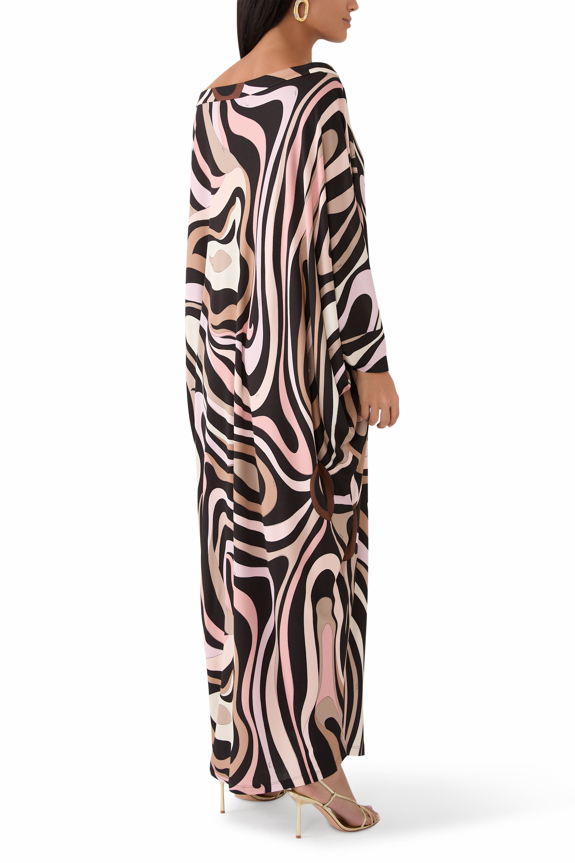 Marmo Print Kaftan