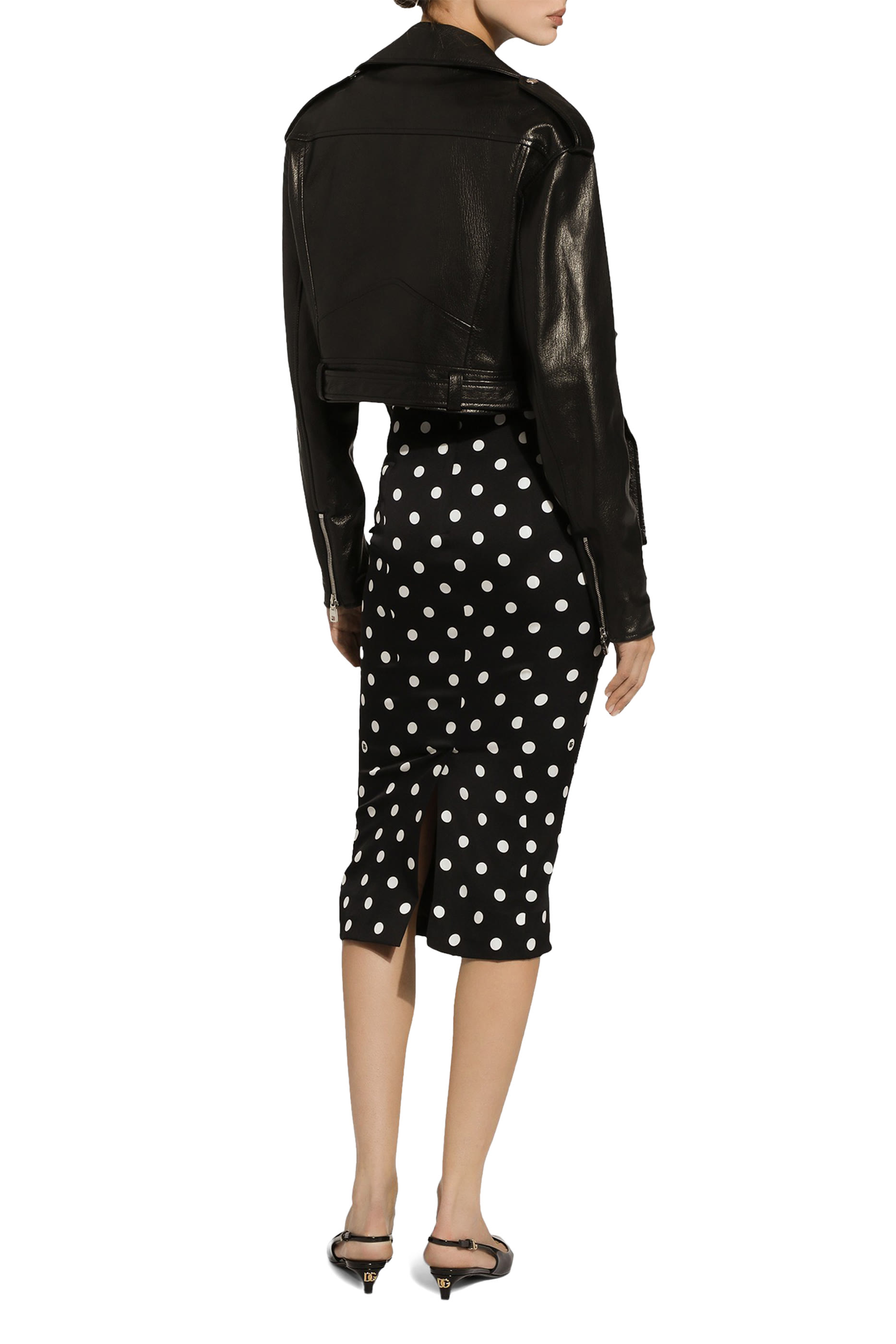 Plongé Nappa Leather Biker Jacket