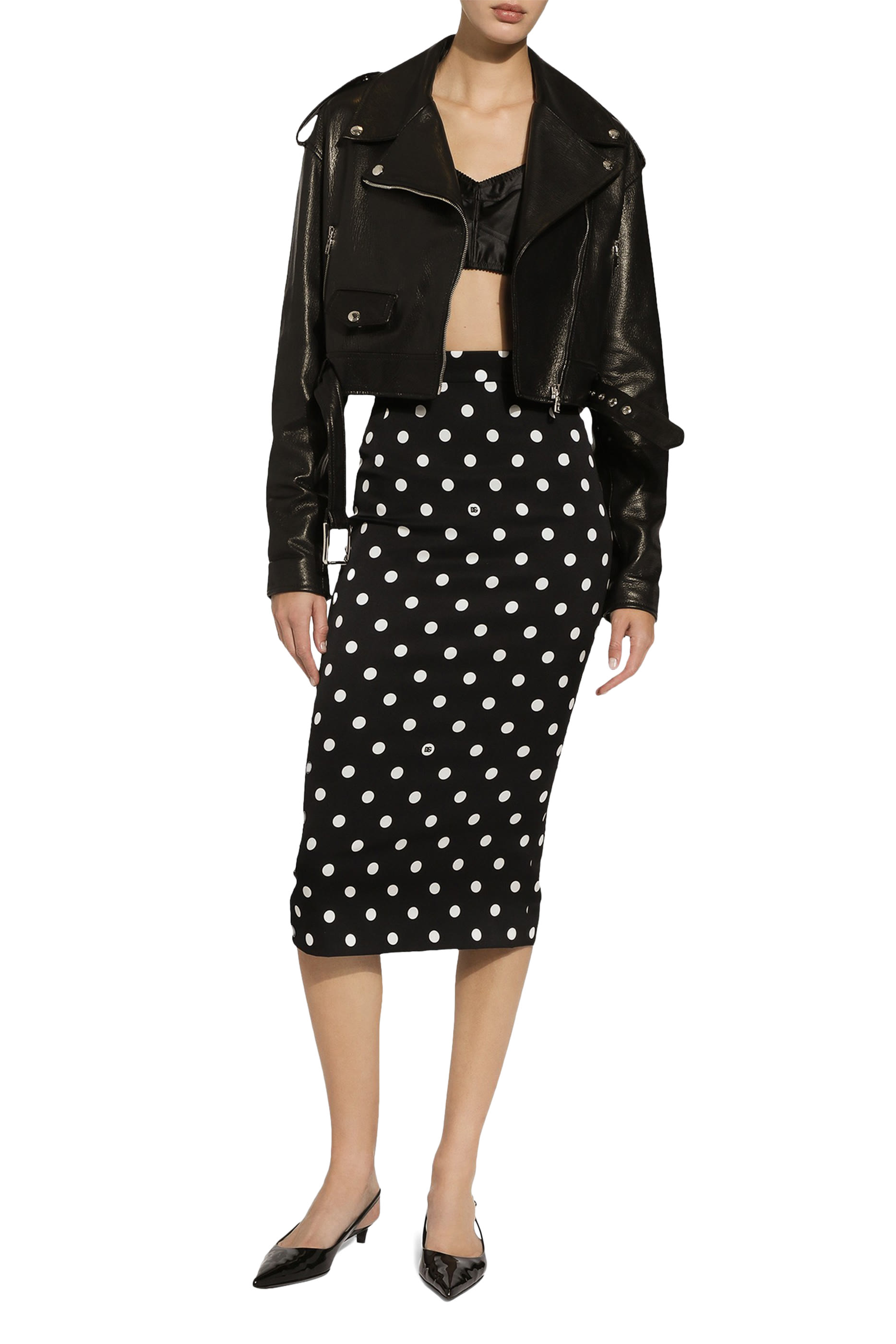Plongé Nappa Leather Biker Jacket