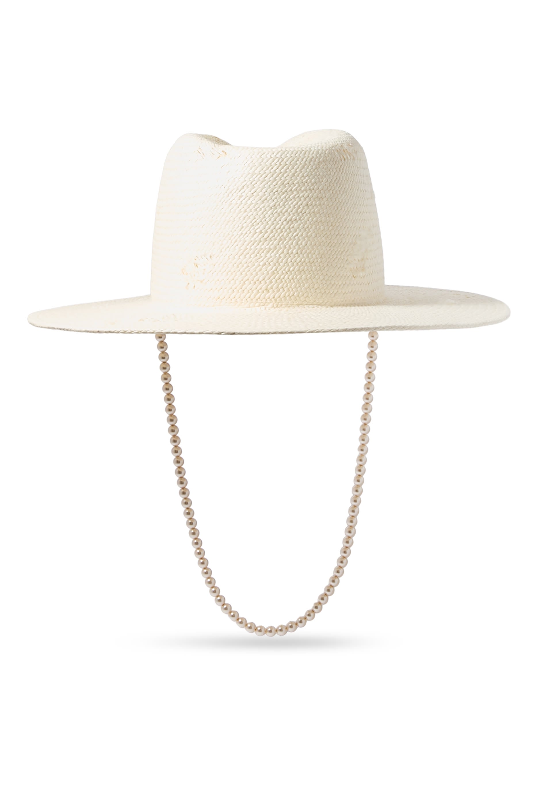 Maxi-Pearls Embellished Fedora Hat