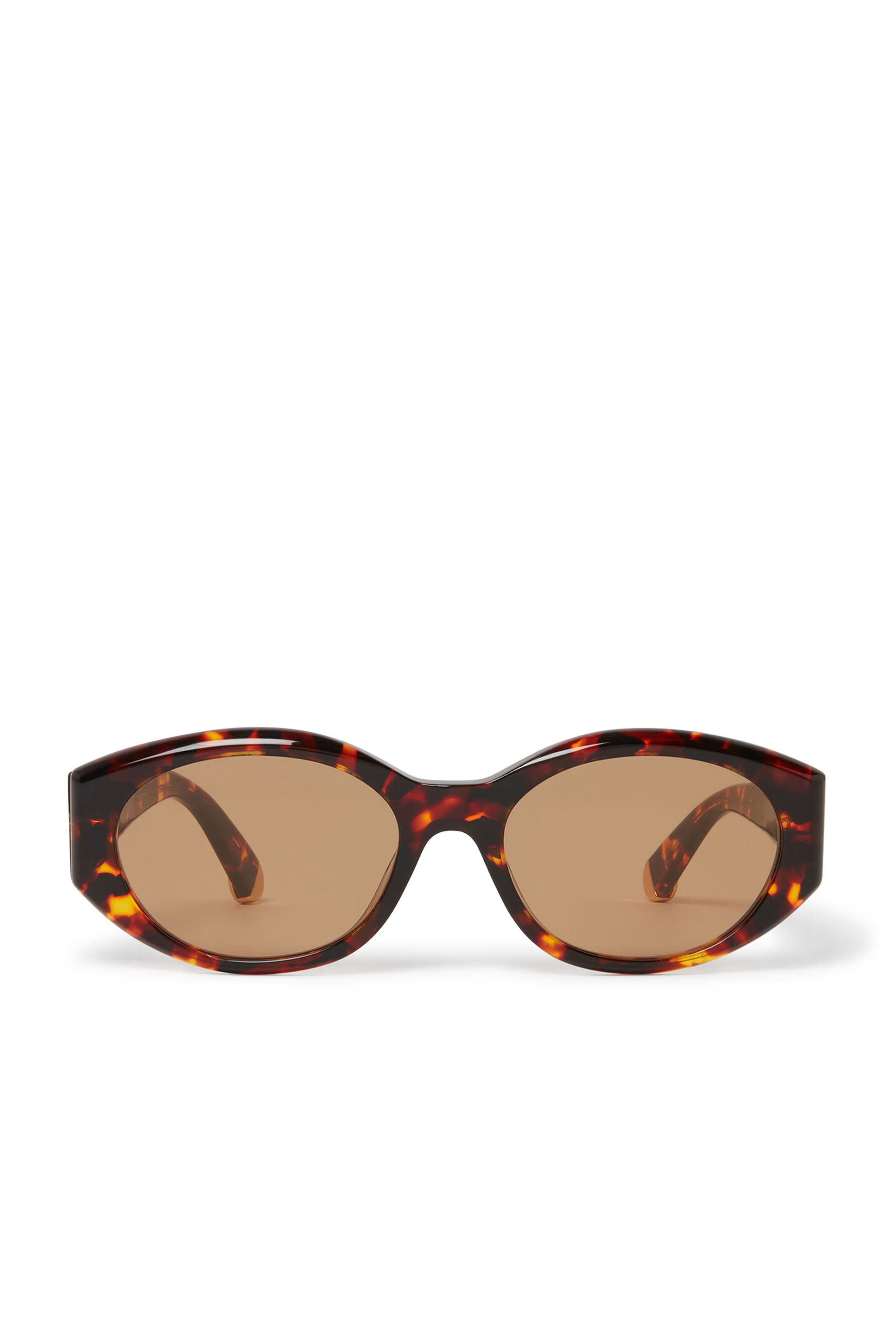  Logo Oval Sunglasses