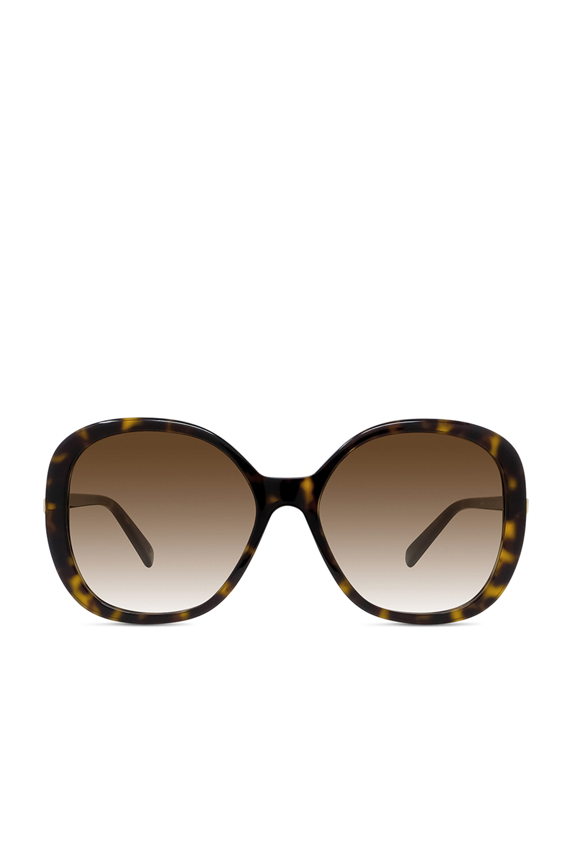  Oversized Round Gradient Sunglasses