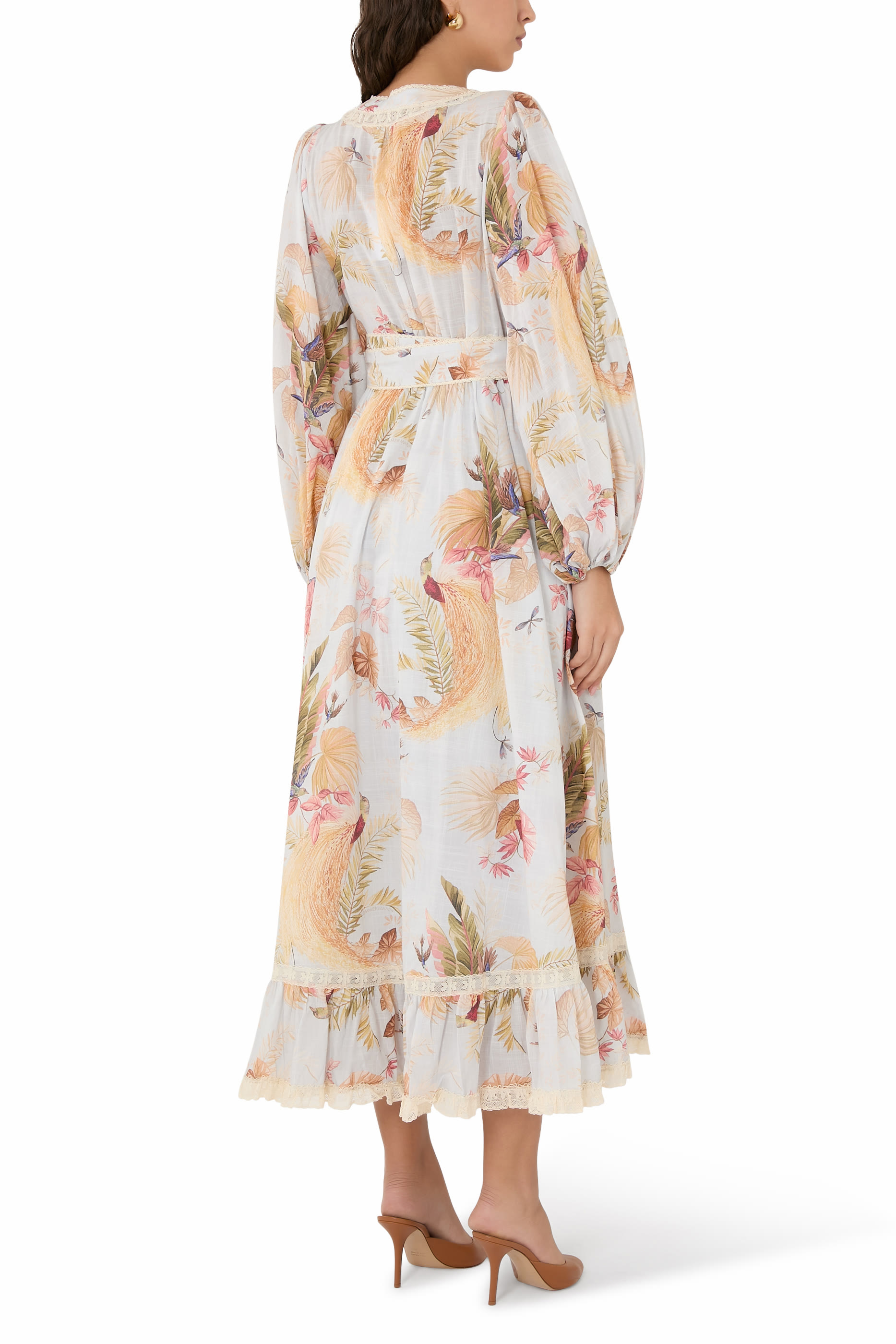 Ascension Frill Midi Dress