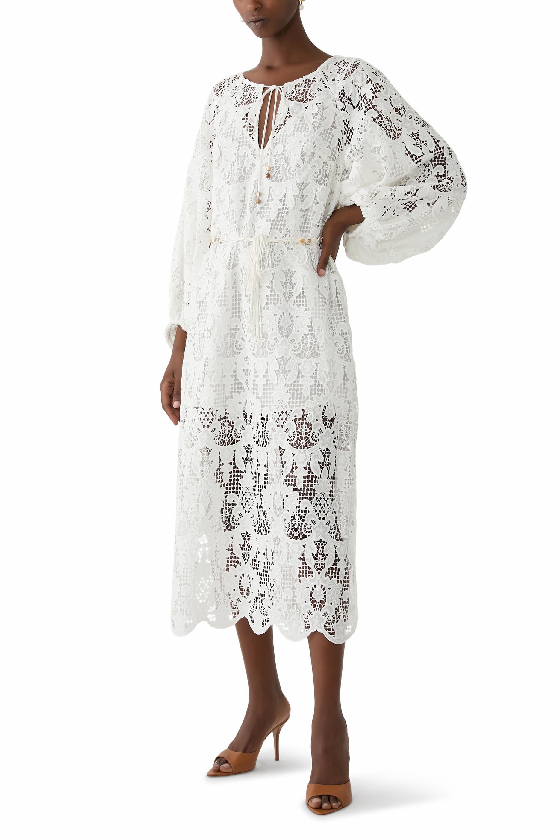 Lace Midi Dress