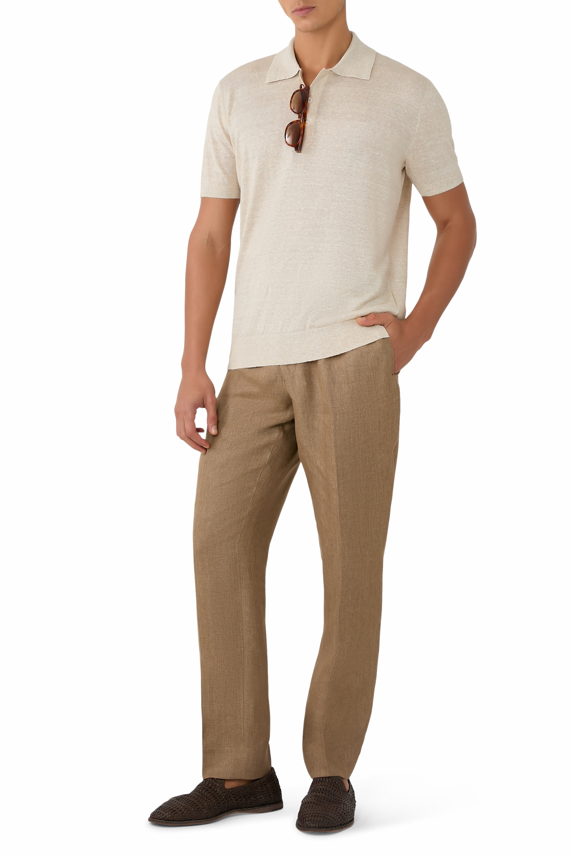 Vidal Linen Polo