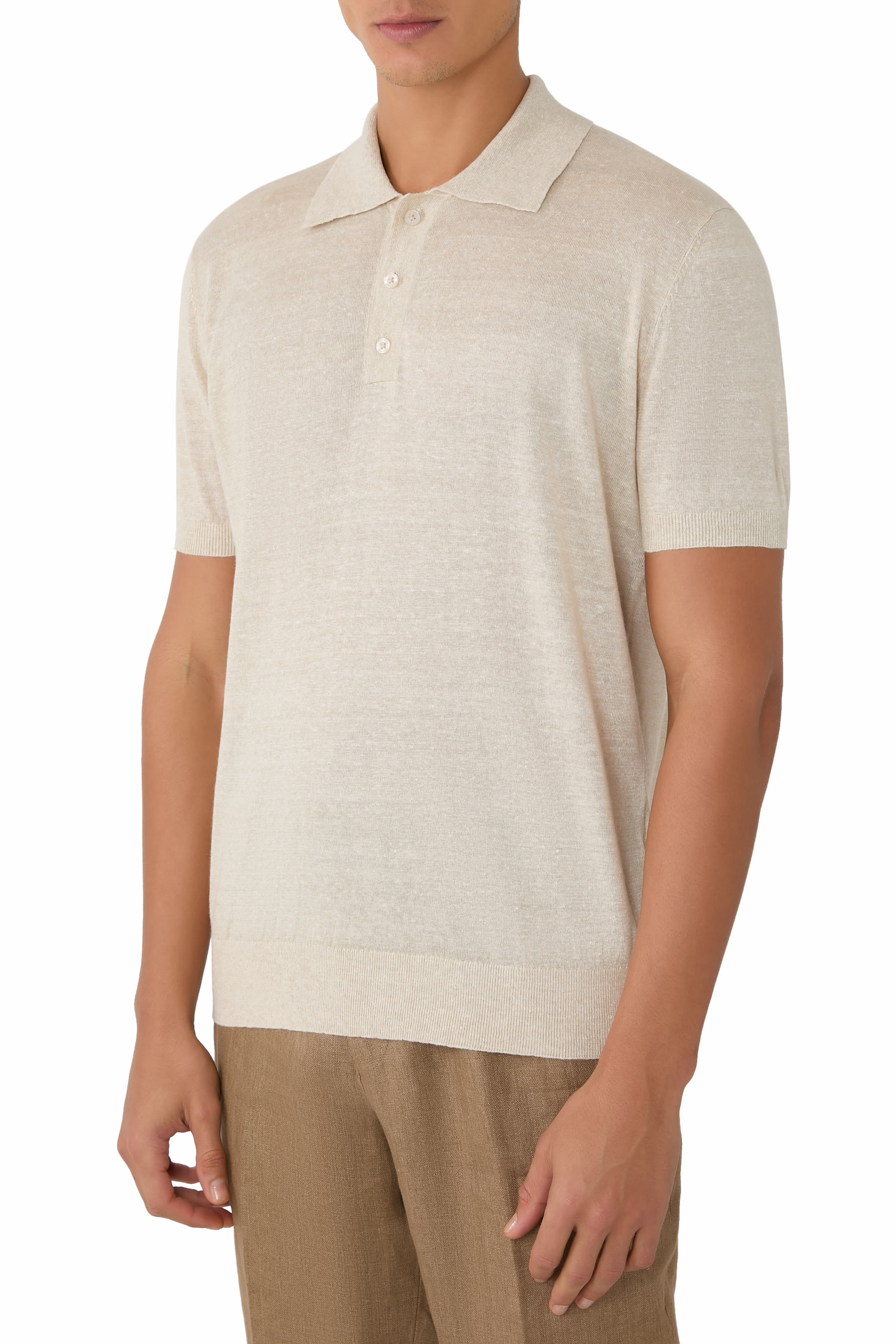 Vidal Linen Polo