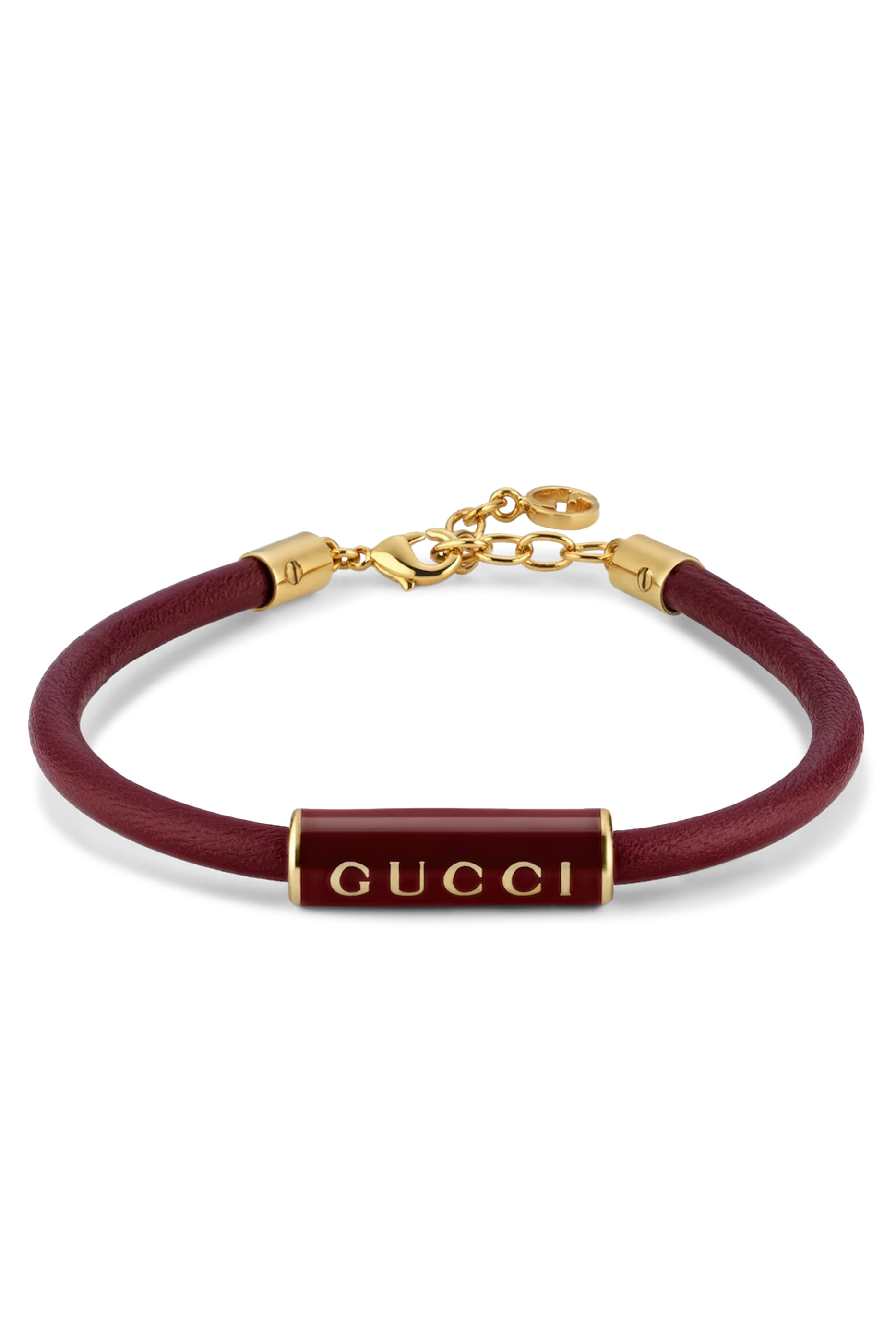 Logo Leather Bracelet 