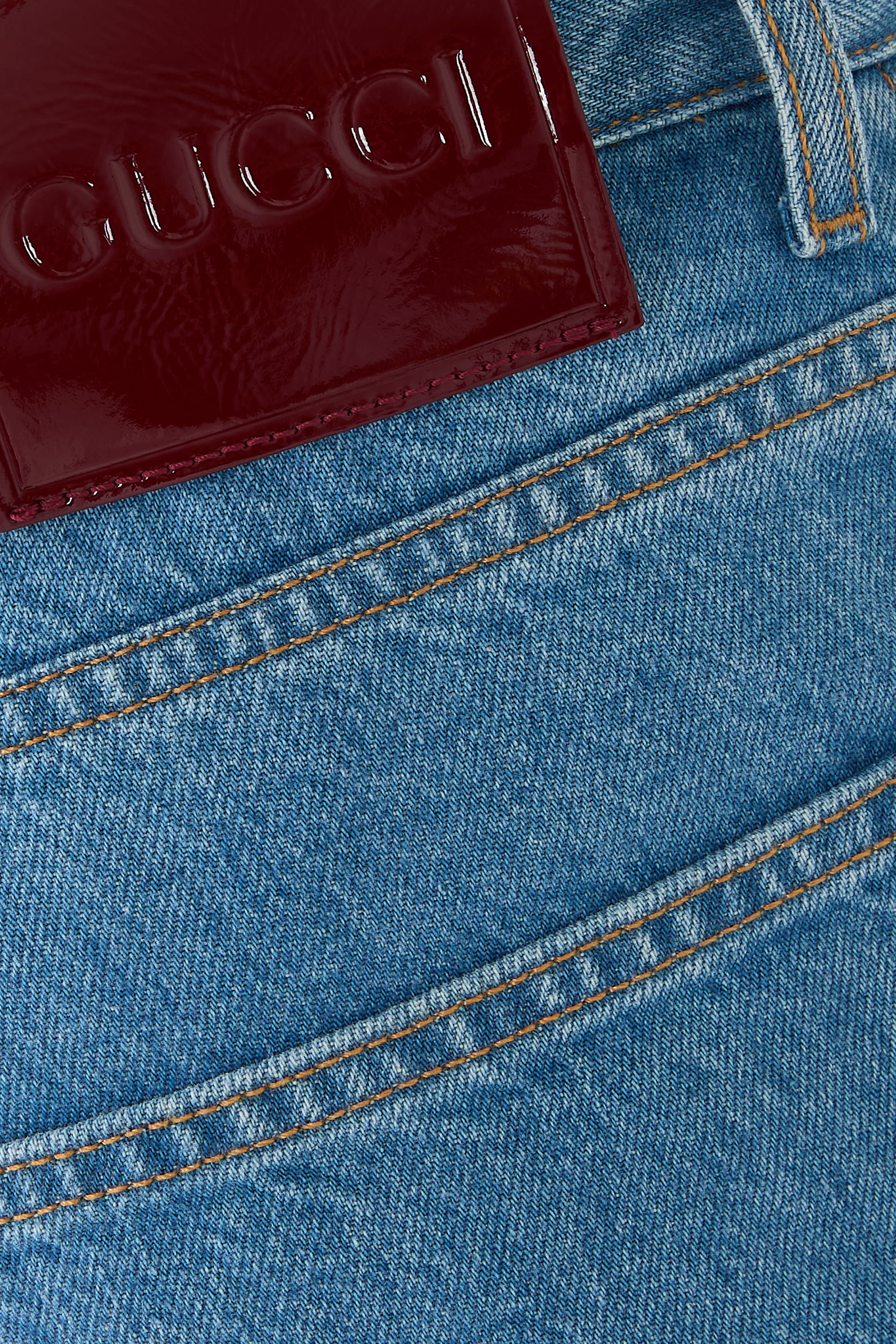 Tapered Denim Jeans