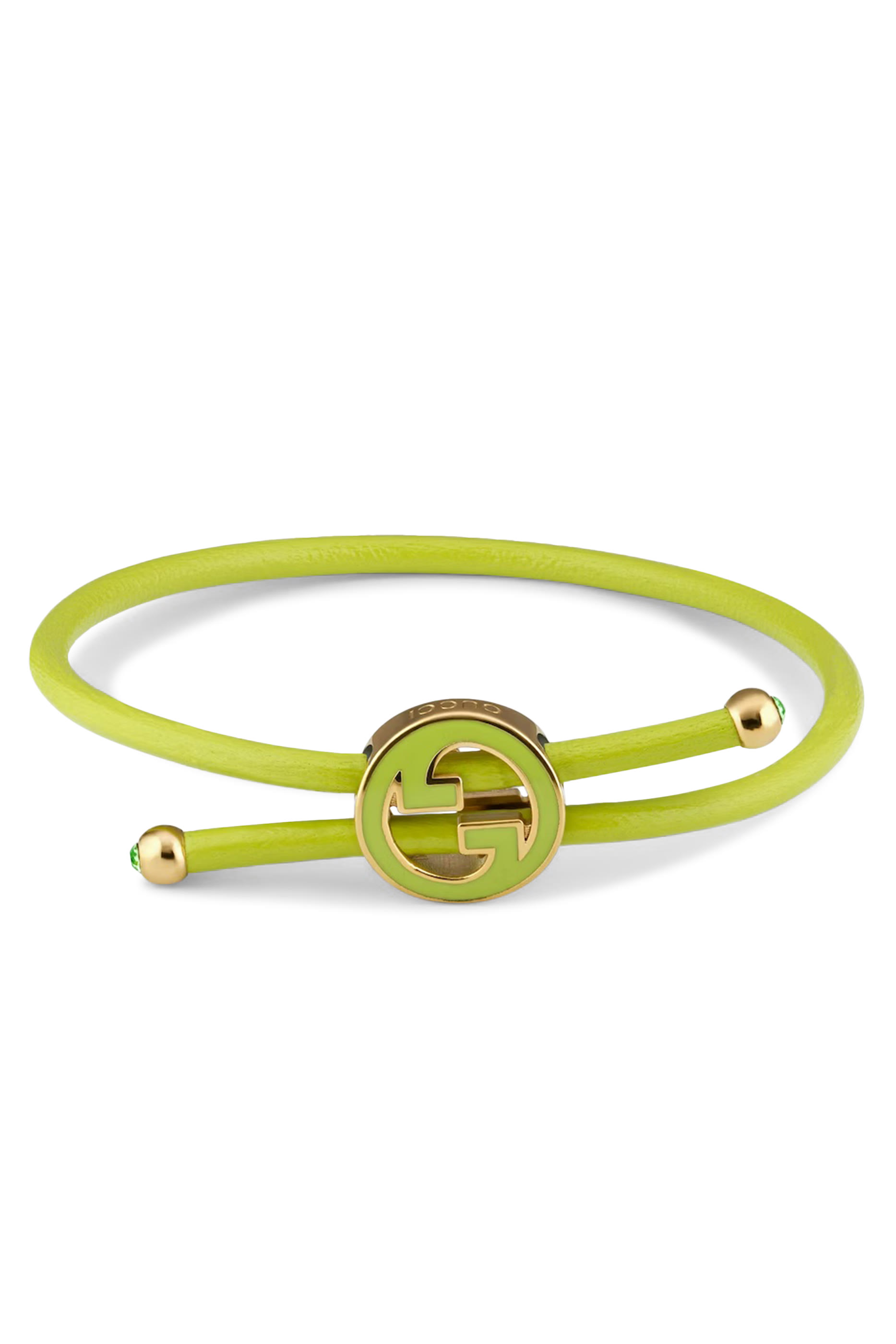 Enamel Round Interlocking G Bracelet