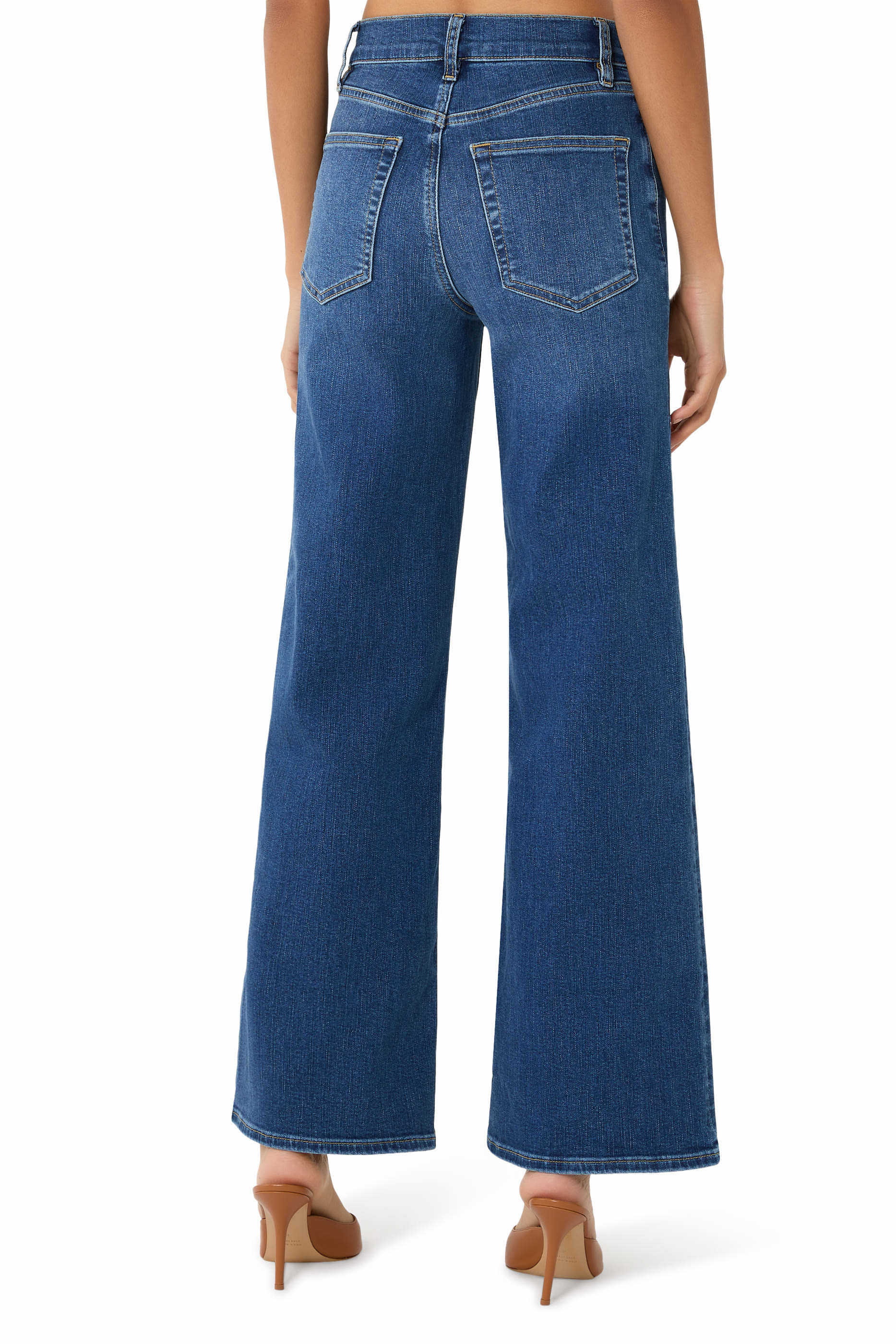Le Slim Palazzo Jeans