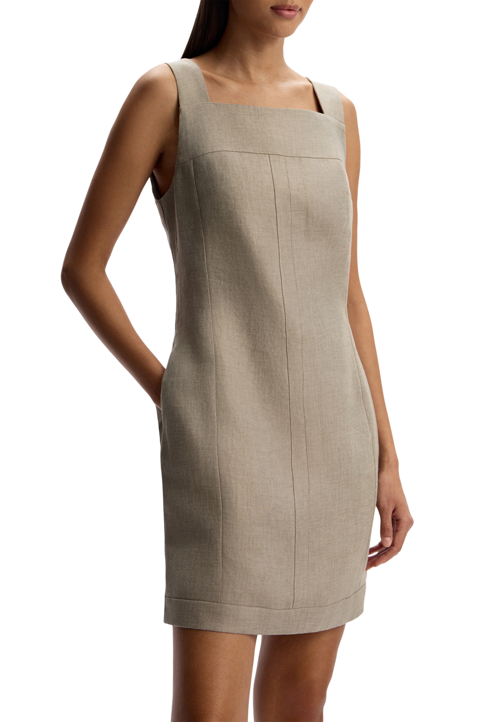  Linen Mini Dress