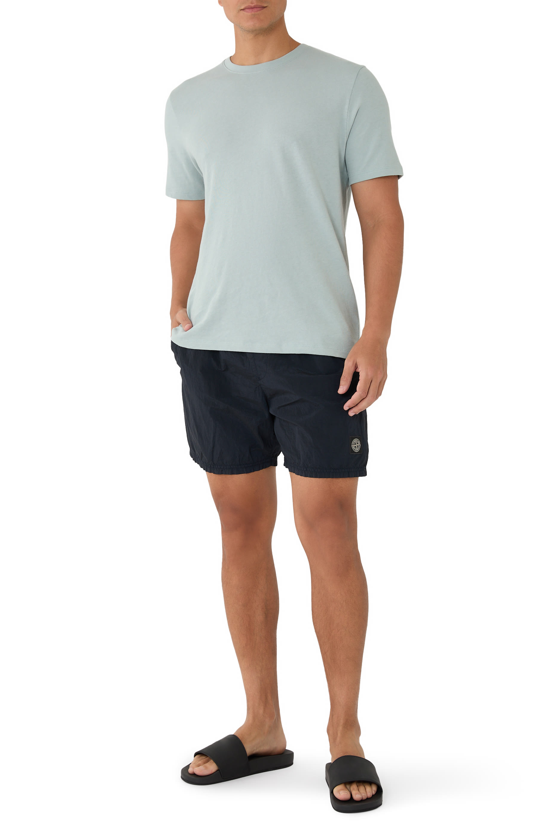 B100004 Regular Fit Nylon Metal In ECONYL® Swim Shorts
