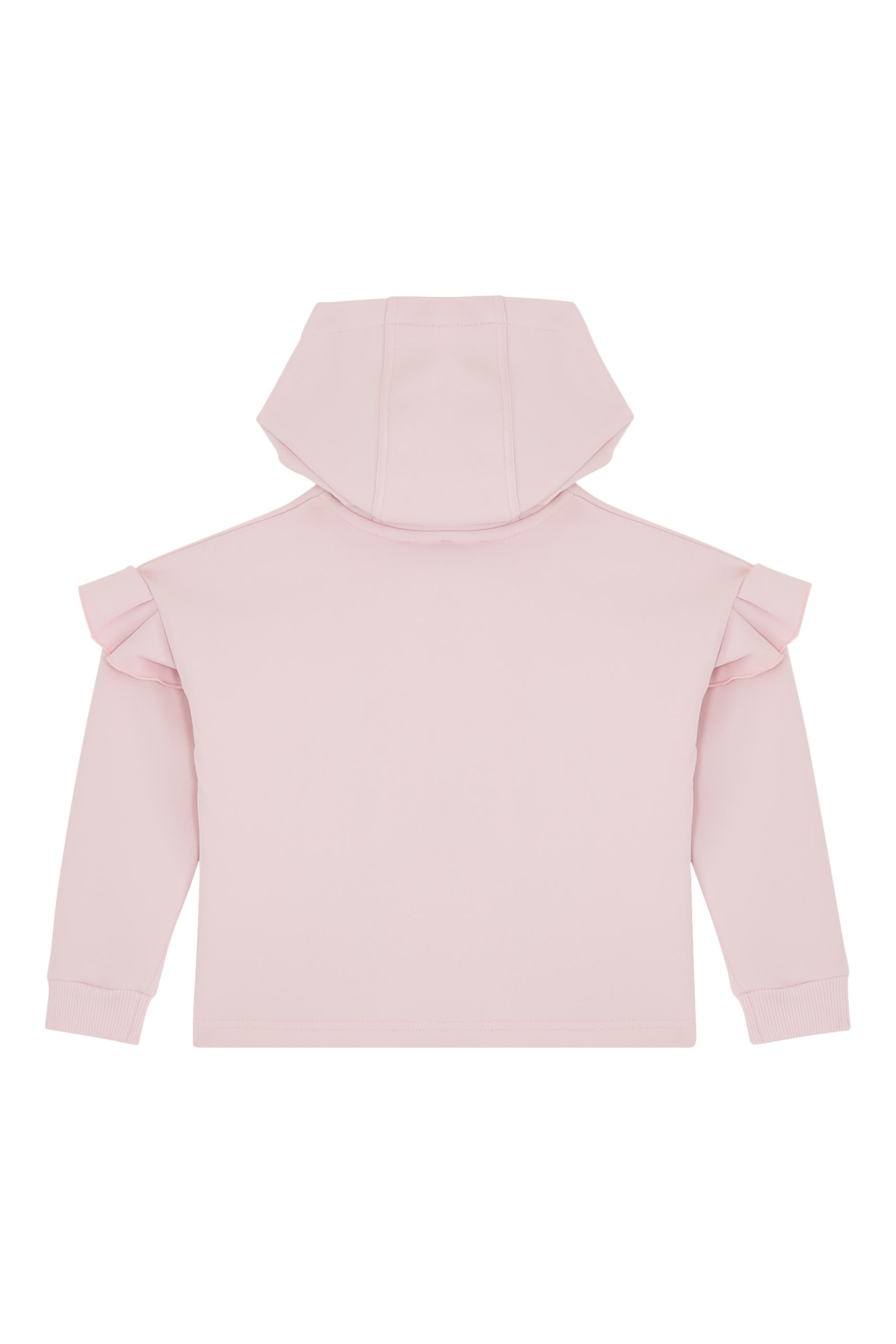Kids Ruffled Zip-Up Hoodie