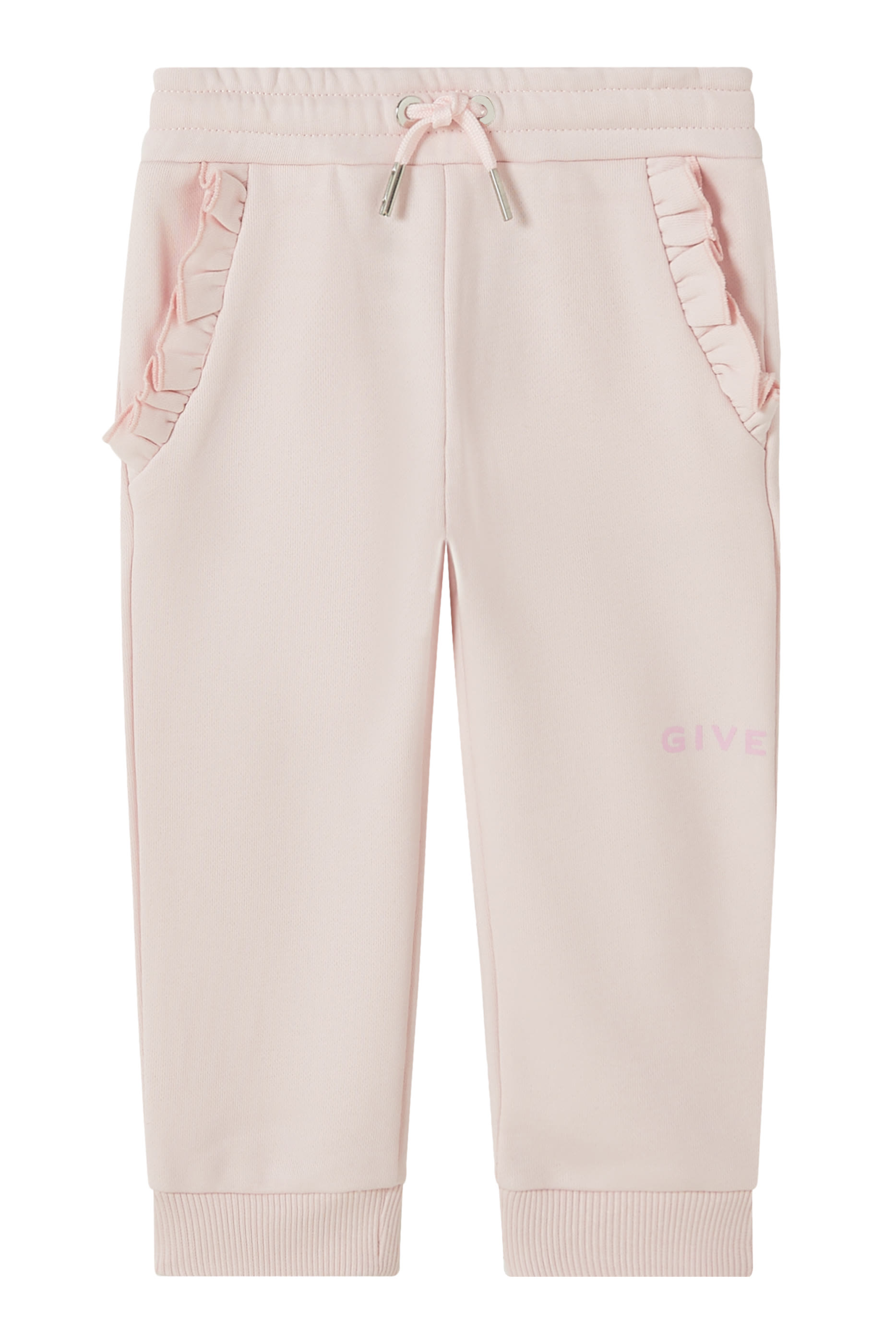 Kids Ruffled-Pocket Joggers